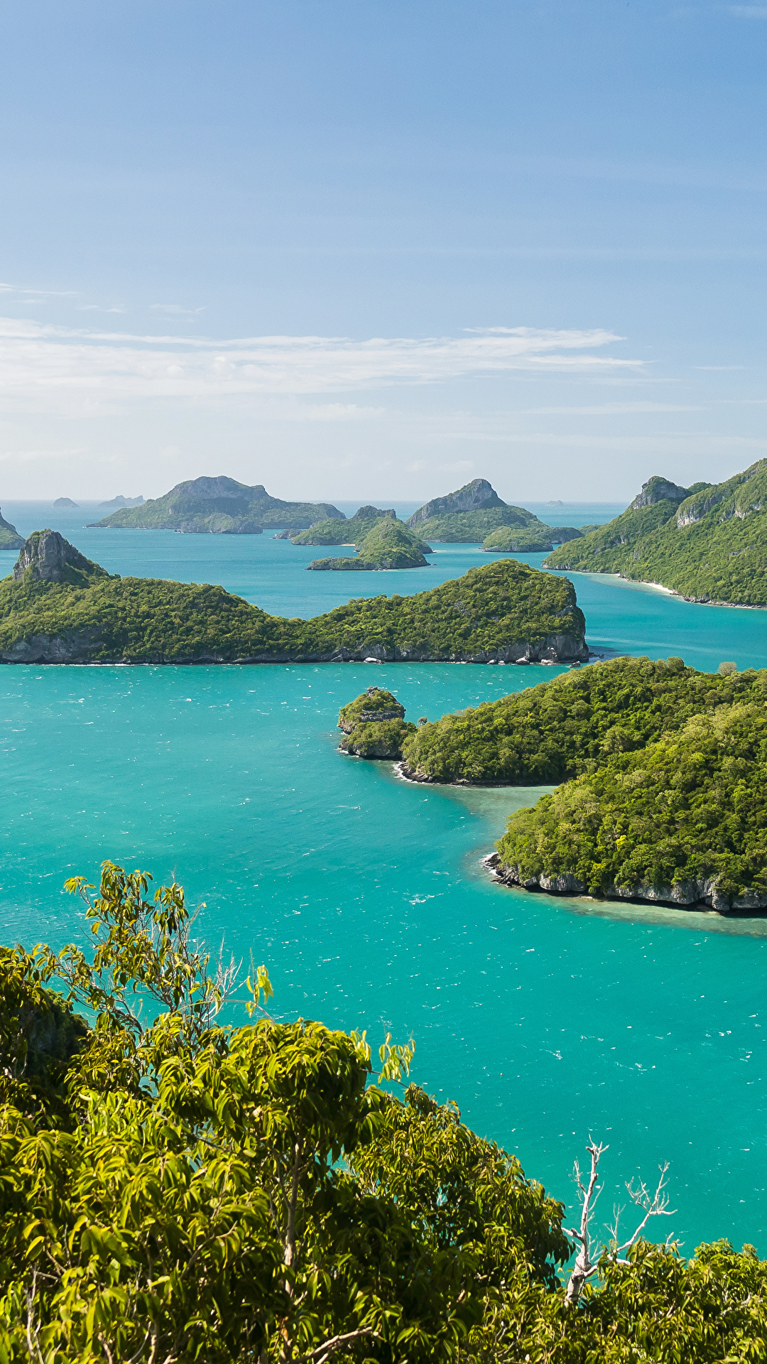 Фотографии Таиланд Ang Thong National Marine Park Море 1080x1920