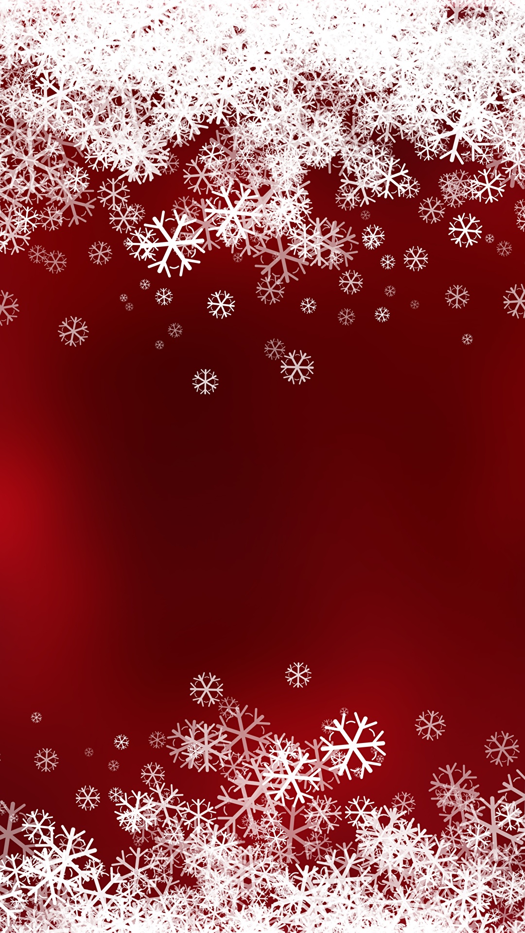 Pictures Christmas Snowflakes Template greeting card Red 1080x1920