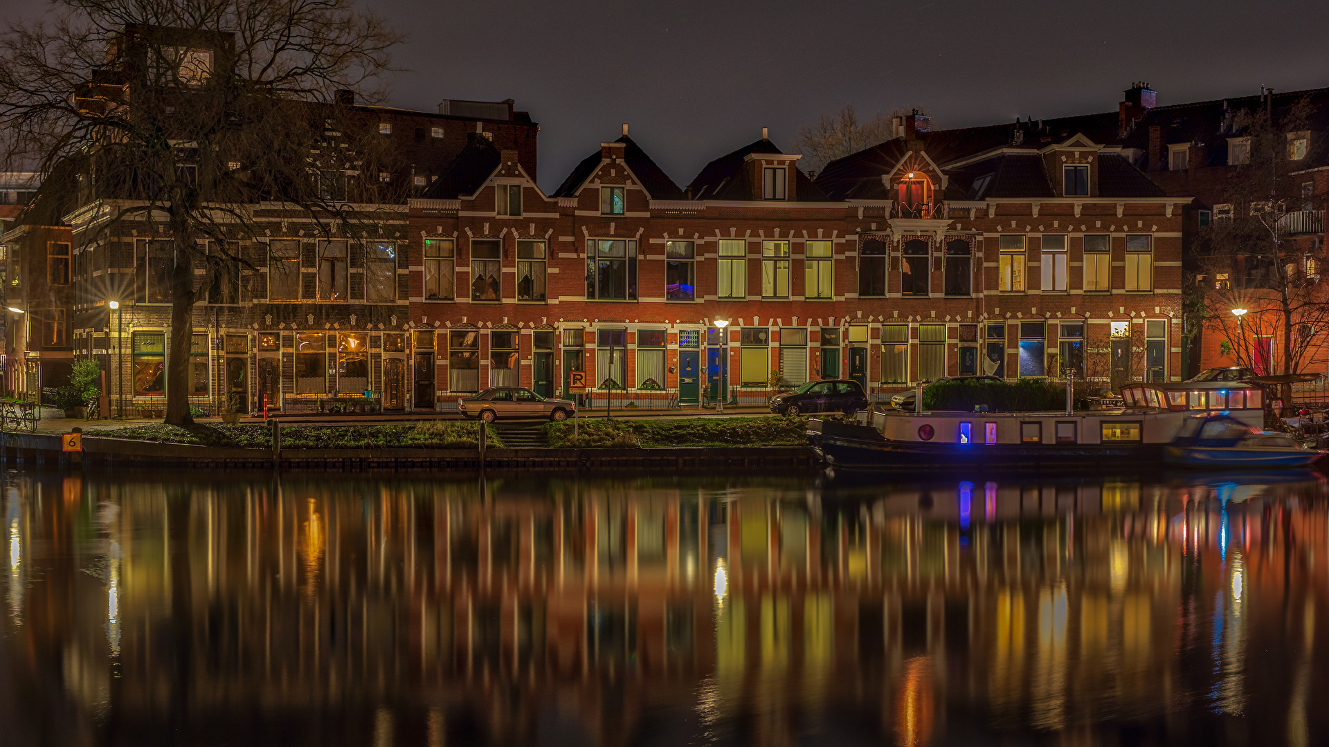 壁紙，荷兰，房屋，Giethoorn village，运河，城市，下载，照片