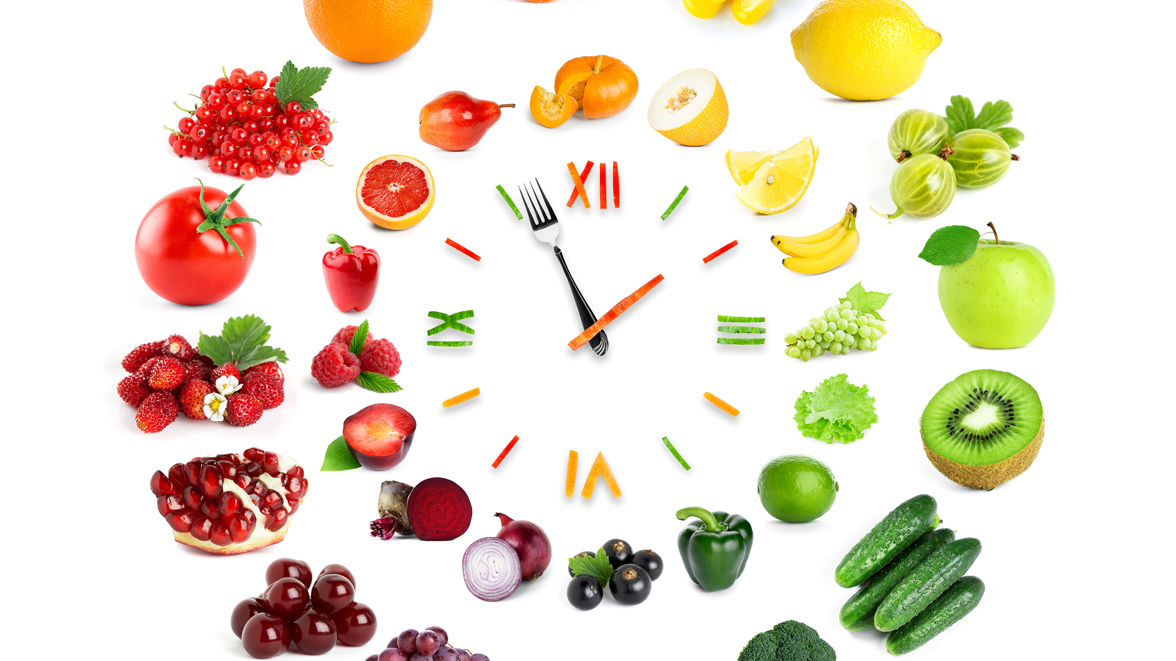 4 фрукта в день. Здоровое питание. Правильное питание овощи и фрукты. Правильное питание фон. Полезные продукты на белом фоне.