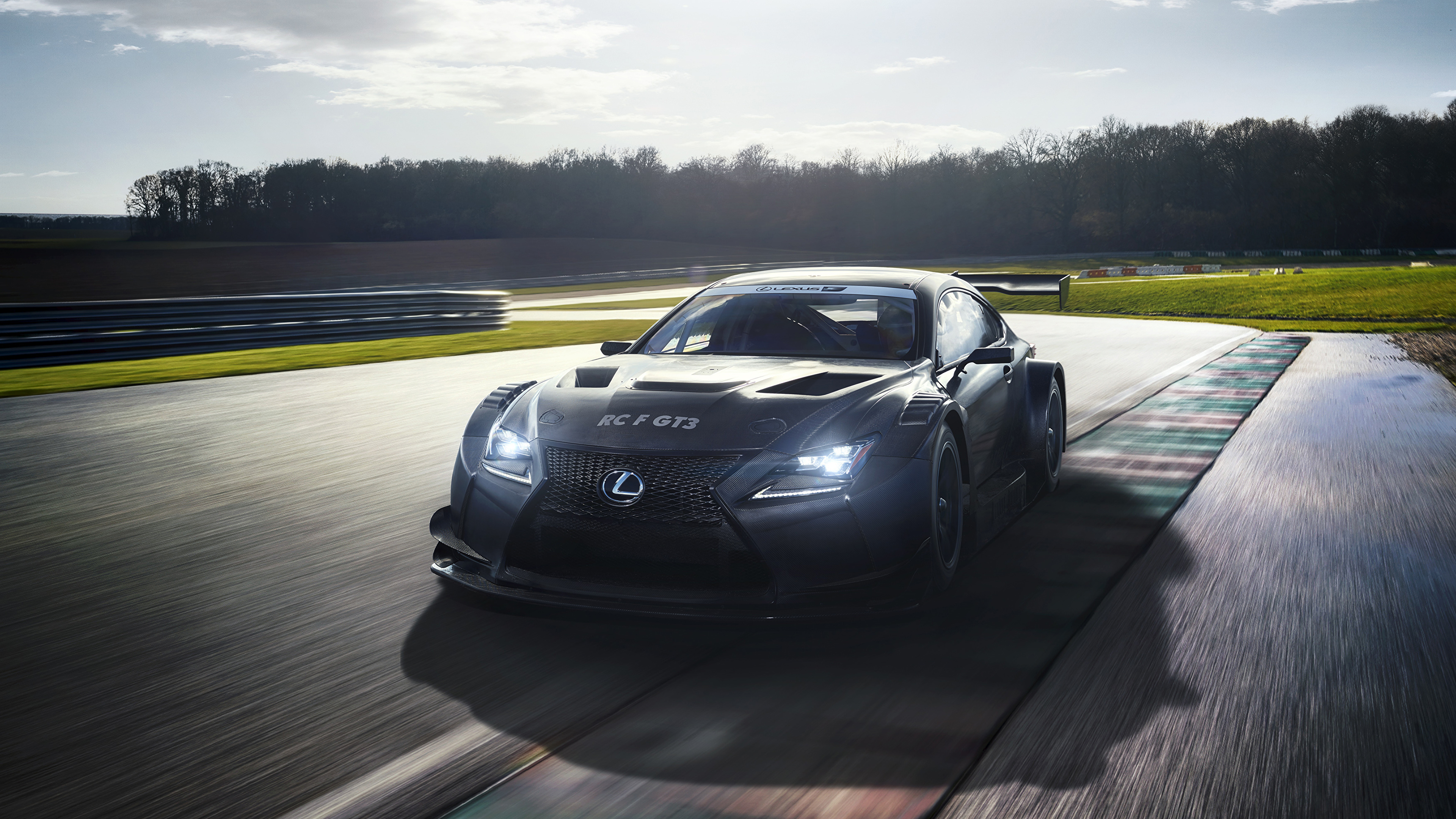 Pictures Lexus 17 Rc F Gt3 Moving Cars 3840x2160