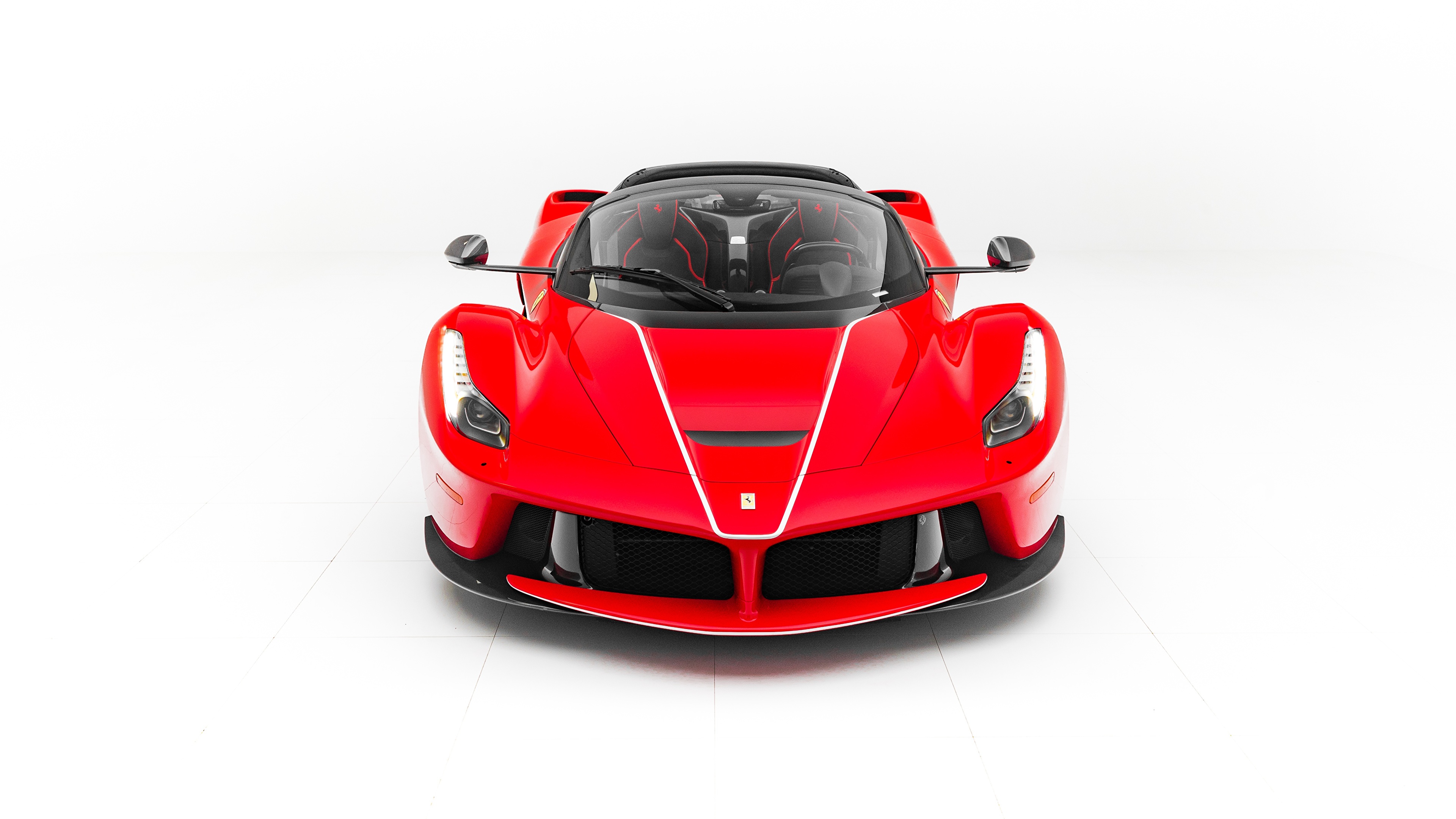front of with red ferrari