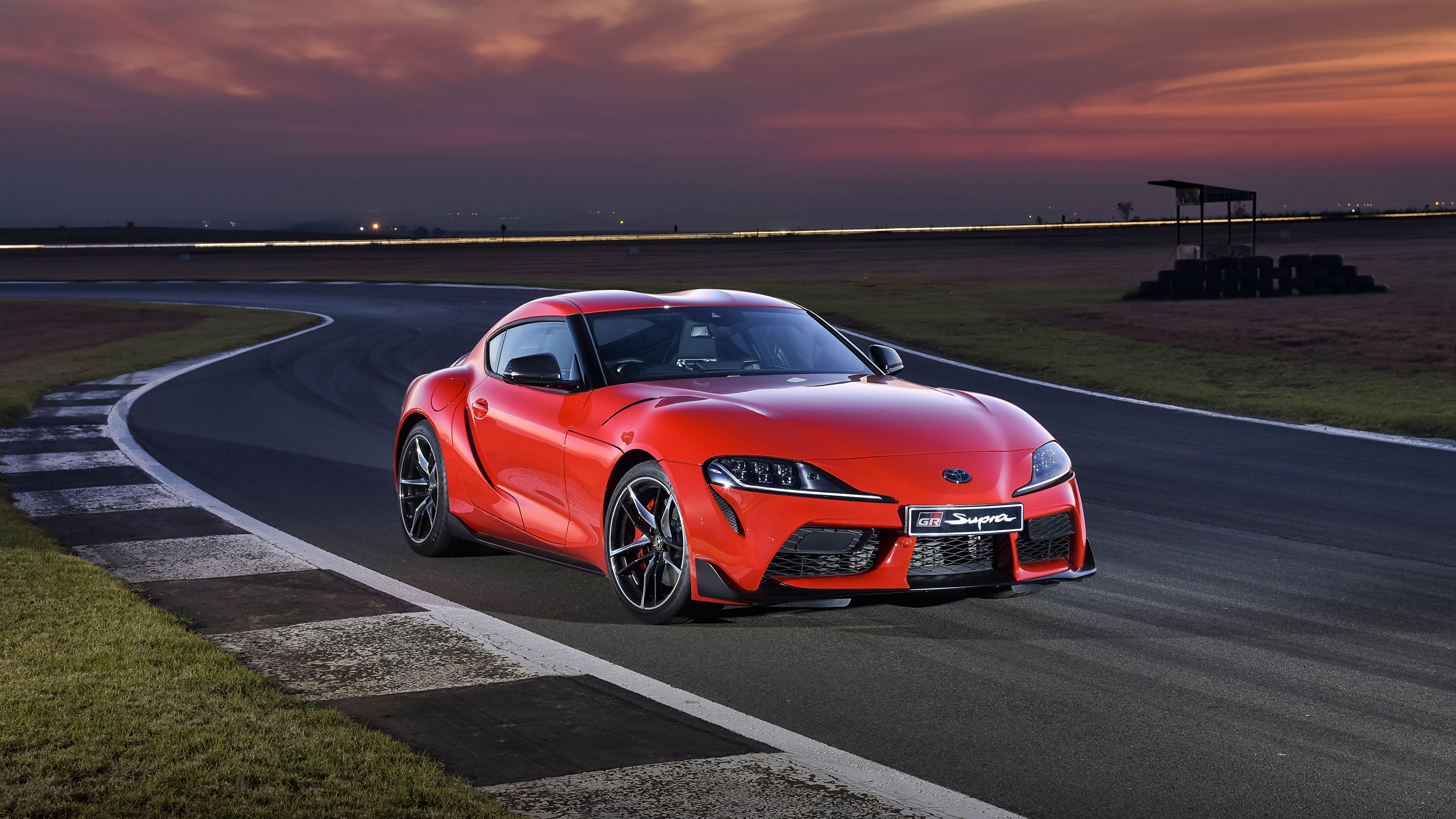 Picture Toyota 19 Gr Supra Red Cars Metallic 3840x2160