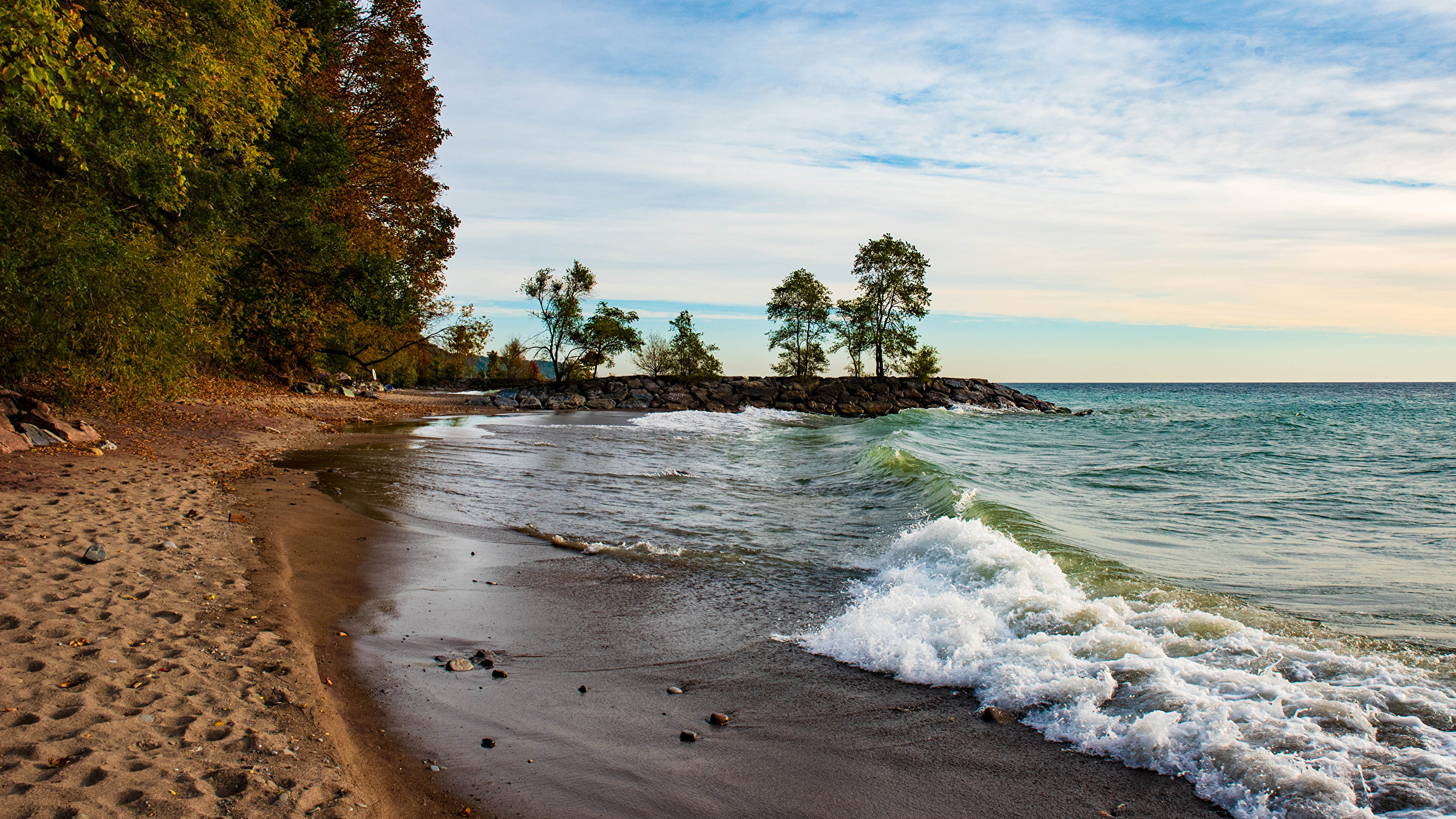 Toronto Canada Lake Ontario beaches 2560x1440