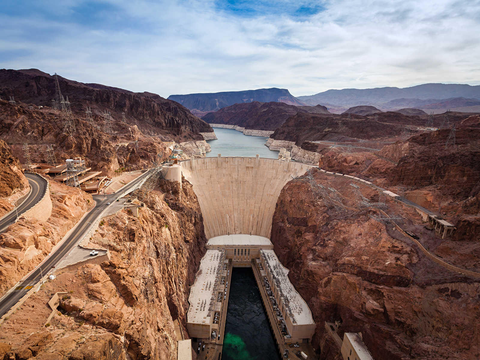 Photo Grand Canyon Park USA Dam Canyon Nature park Rivers 1600x1200