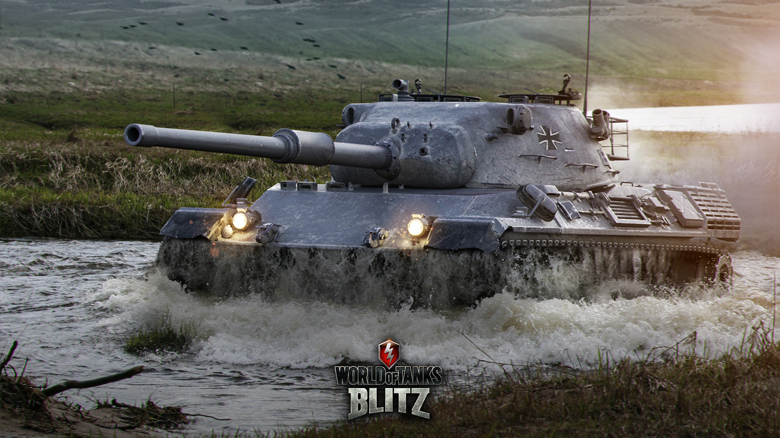 Images WOT tank German Blitz, Leopard 1 vdeo game 2560x1440