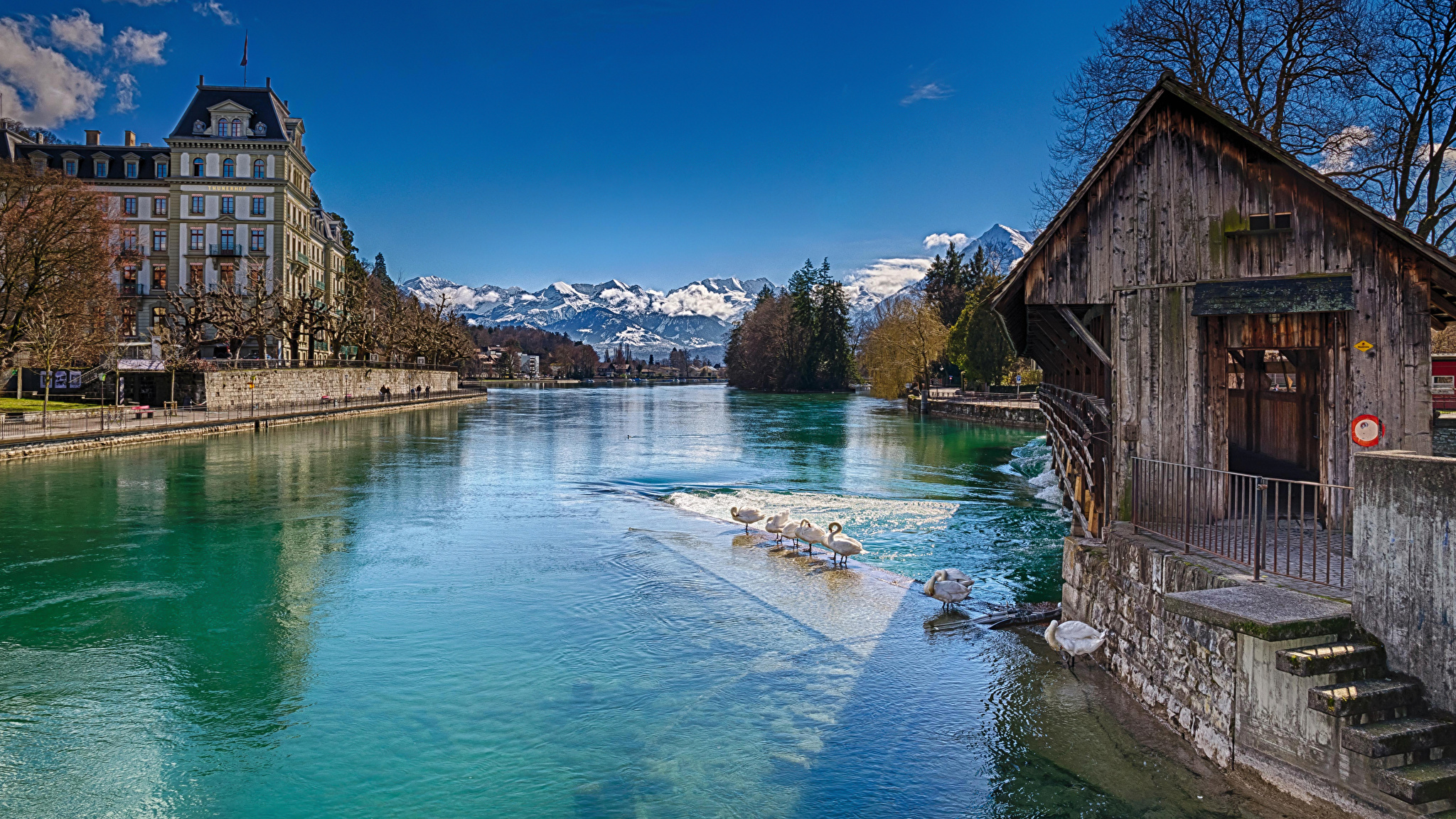 Город Thun Швейцария