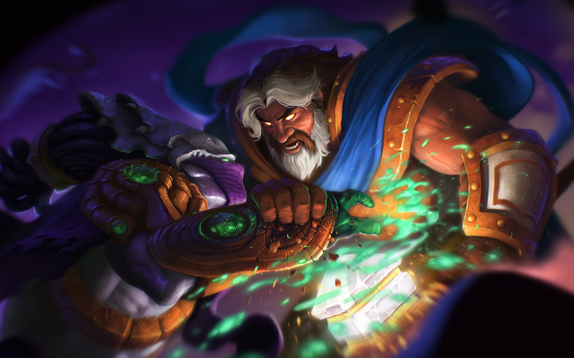 Picture Heroes of the Storm Zeratul, Dark Prelate, Uther, The Lightbringer Fantasy vdeo game 1920x1200 Games
