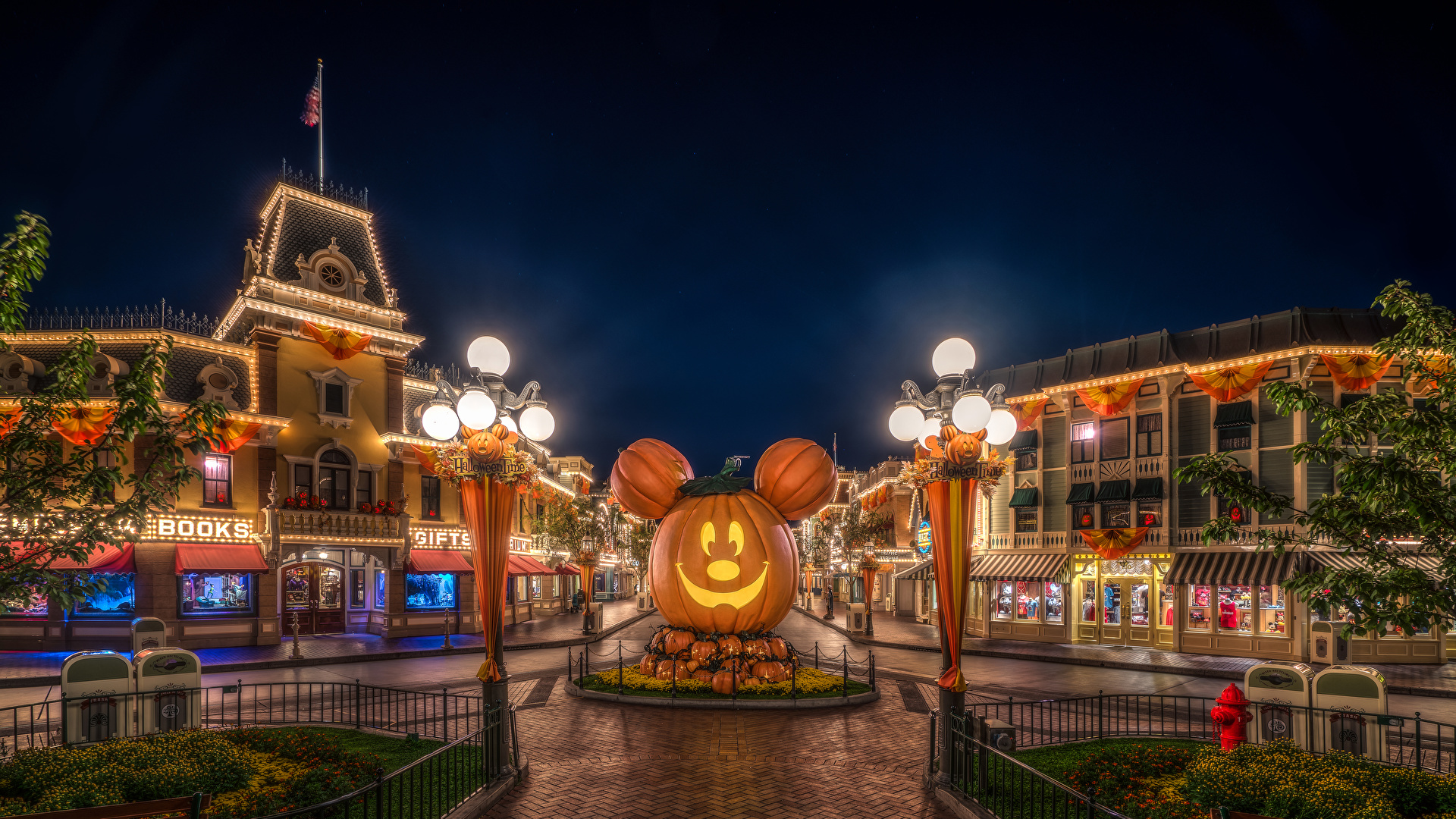 Disneyland Halloween Zoom Background