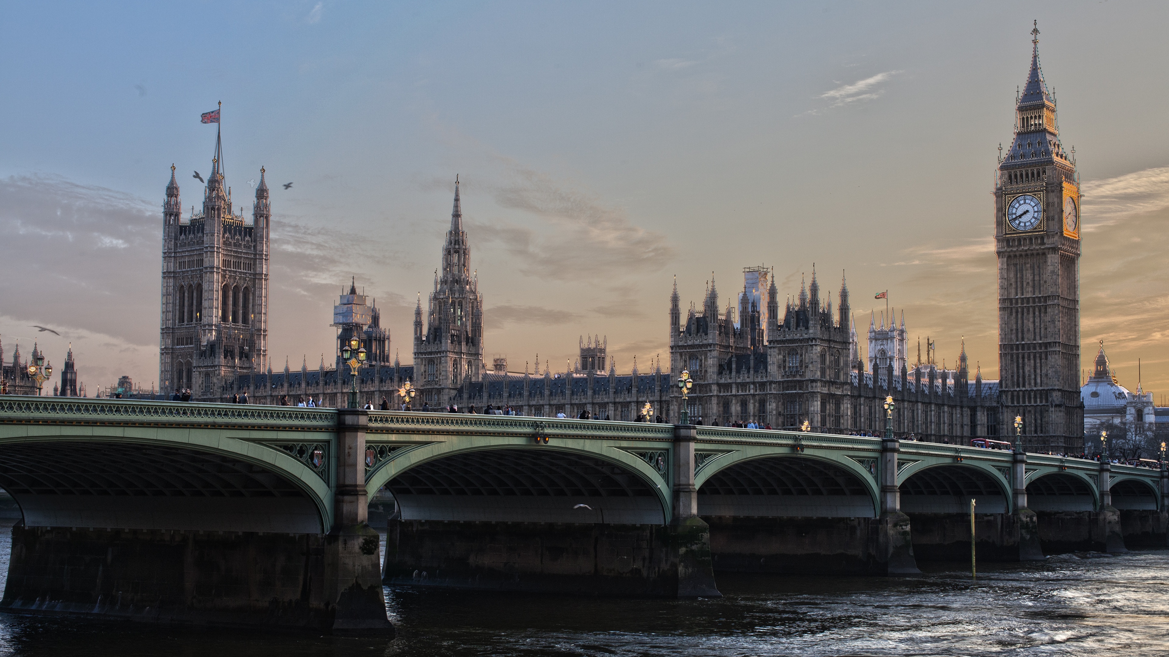 壁紙 3840x2160 イングランド 橋 ロンドン ビッグ ベン 塔 都市 ダウンロード 写真