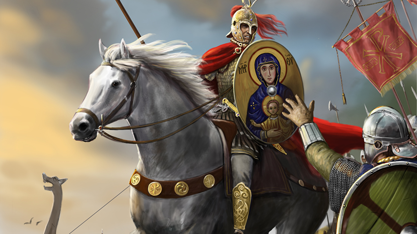 Wallpaper Horses Warriors Artorius, King Arthur Fantasy 1366x768