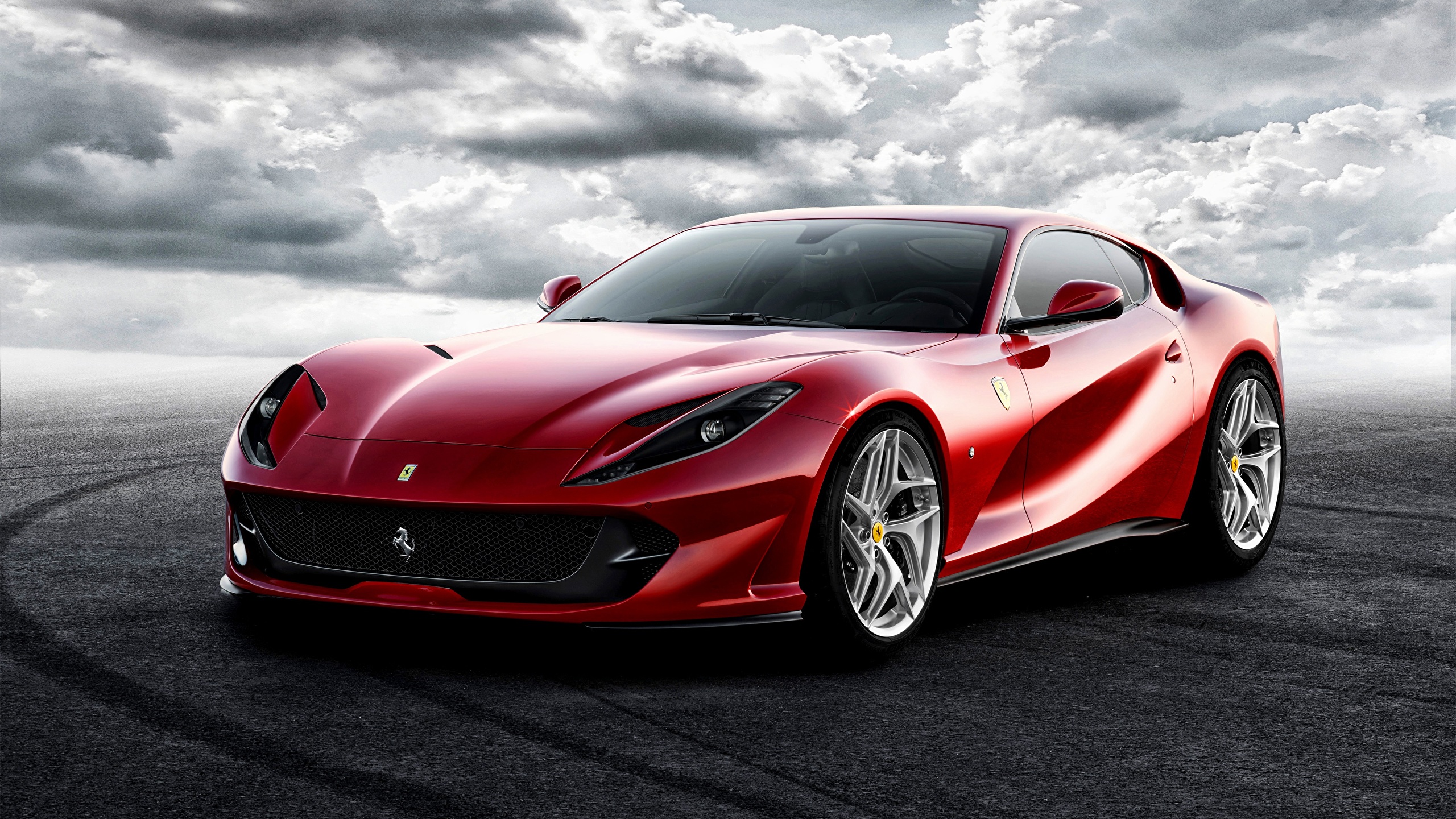 Images Ferrari Superfast 812 Red auto 2560x1440