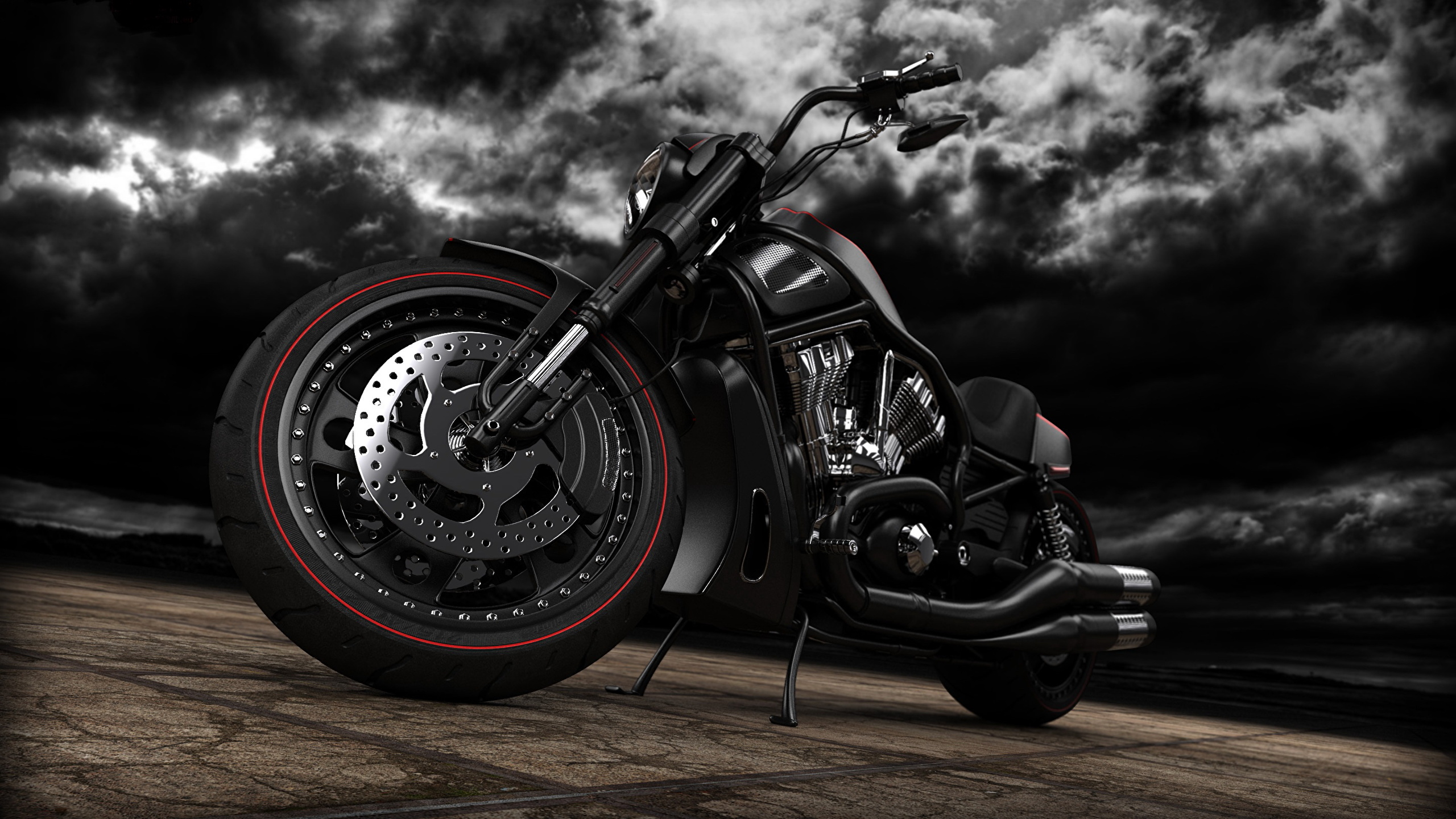 Fonds Decran 2560x1440 Harley Davidson Roue Motocyclette