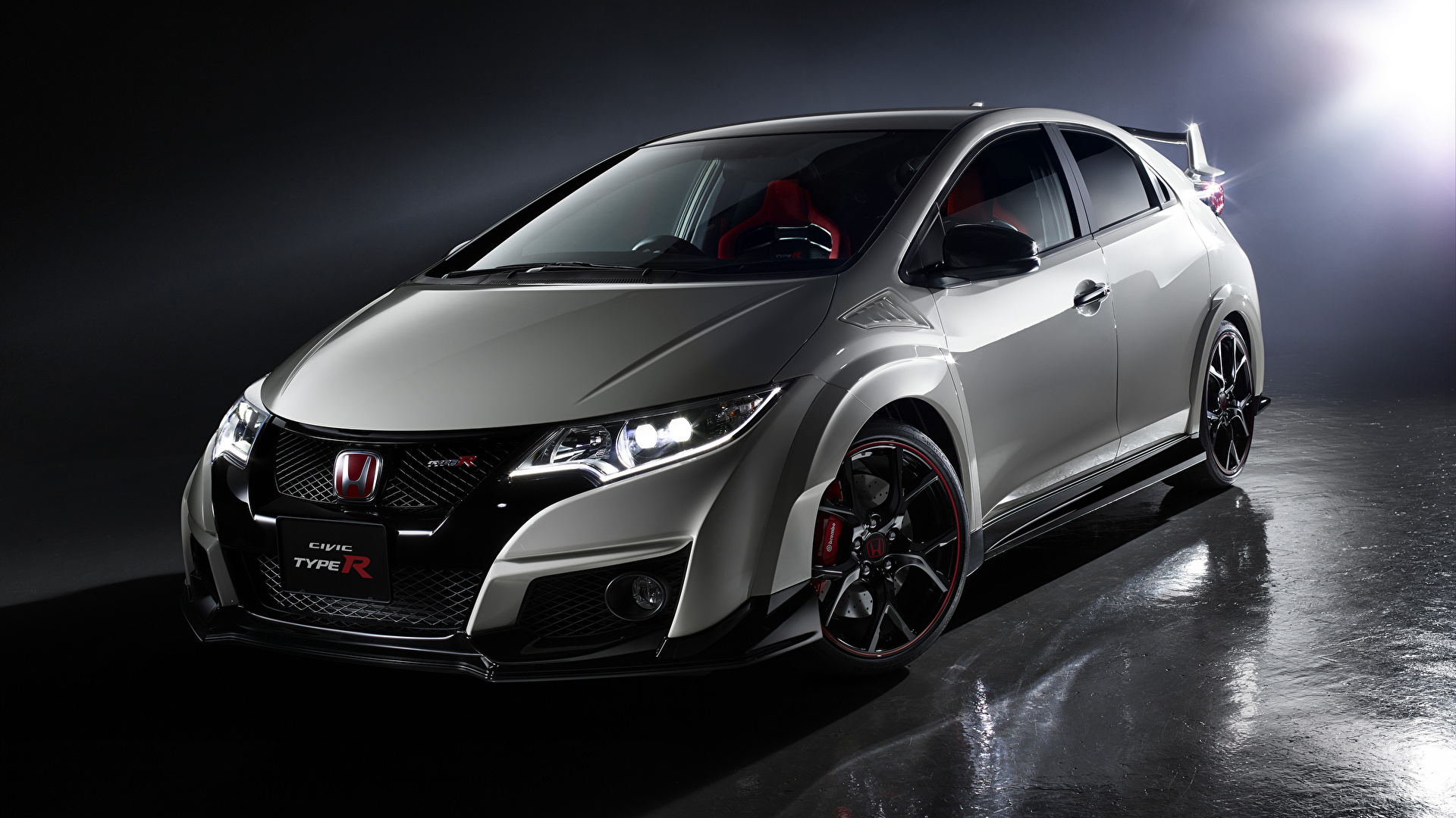 Pictures Honda Civic Type R White Cars 1920x1080