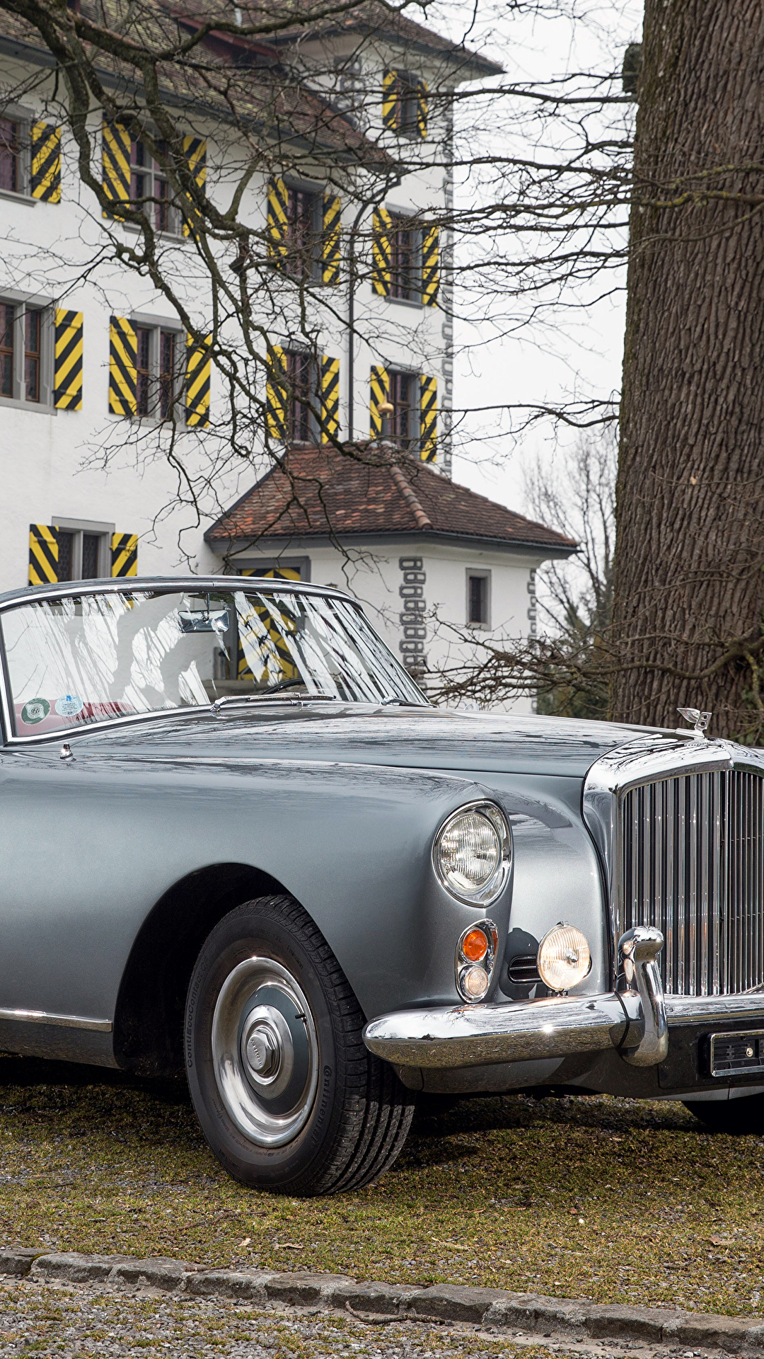 Фото Бентли 1959-62 S2 Continental кабриолета серые винтаж 1080x1920