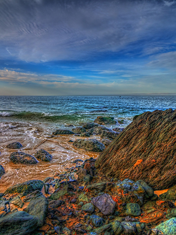 Fonds D Ecran 600x800 Usa Mer Cote Pierres Photographie De Paysage