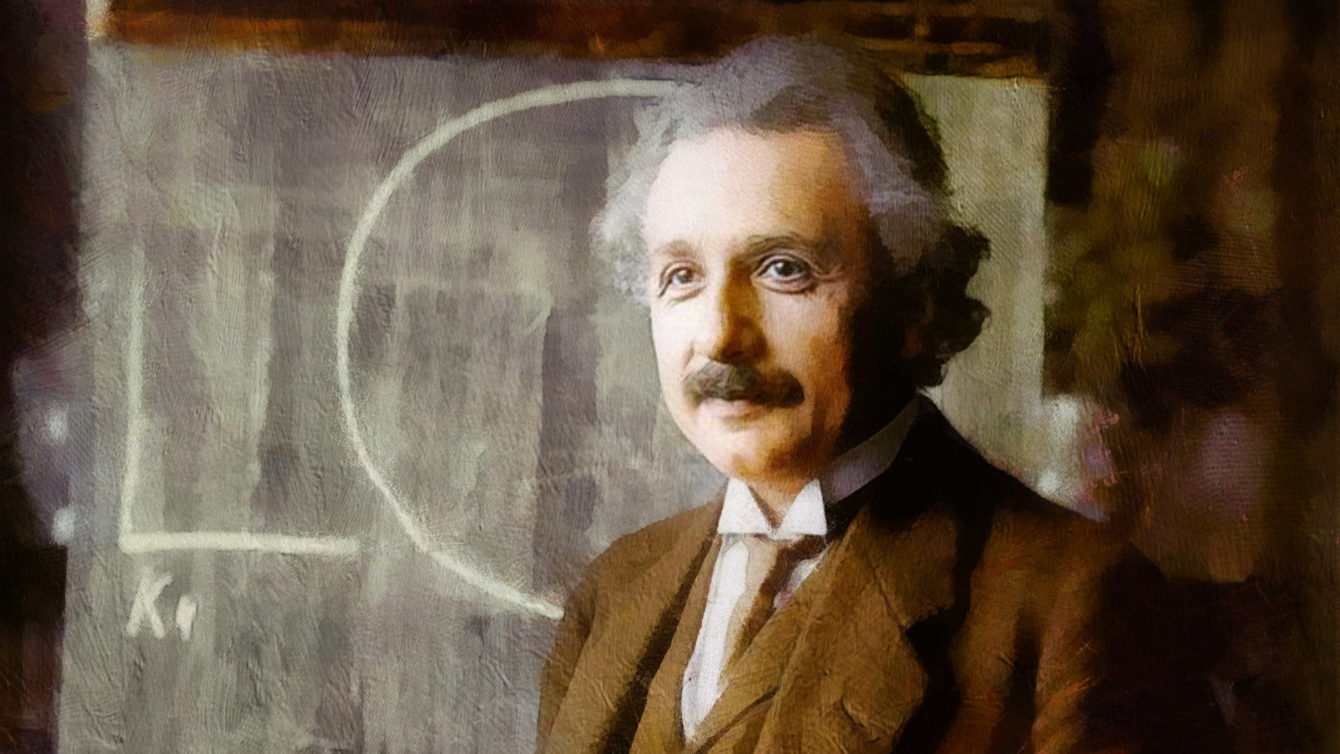 壁紙 19x1080 男性 描かれた壁紙 アルベルト アインシュタイン 有名人 ダウンロード 写真