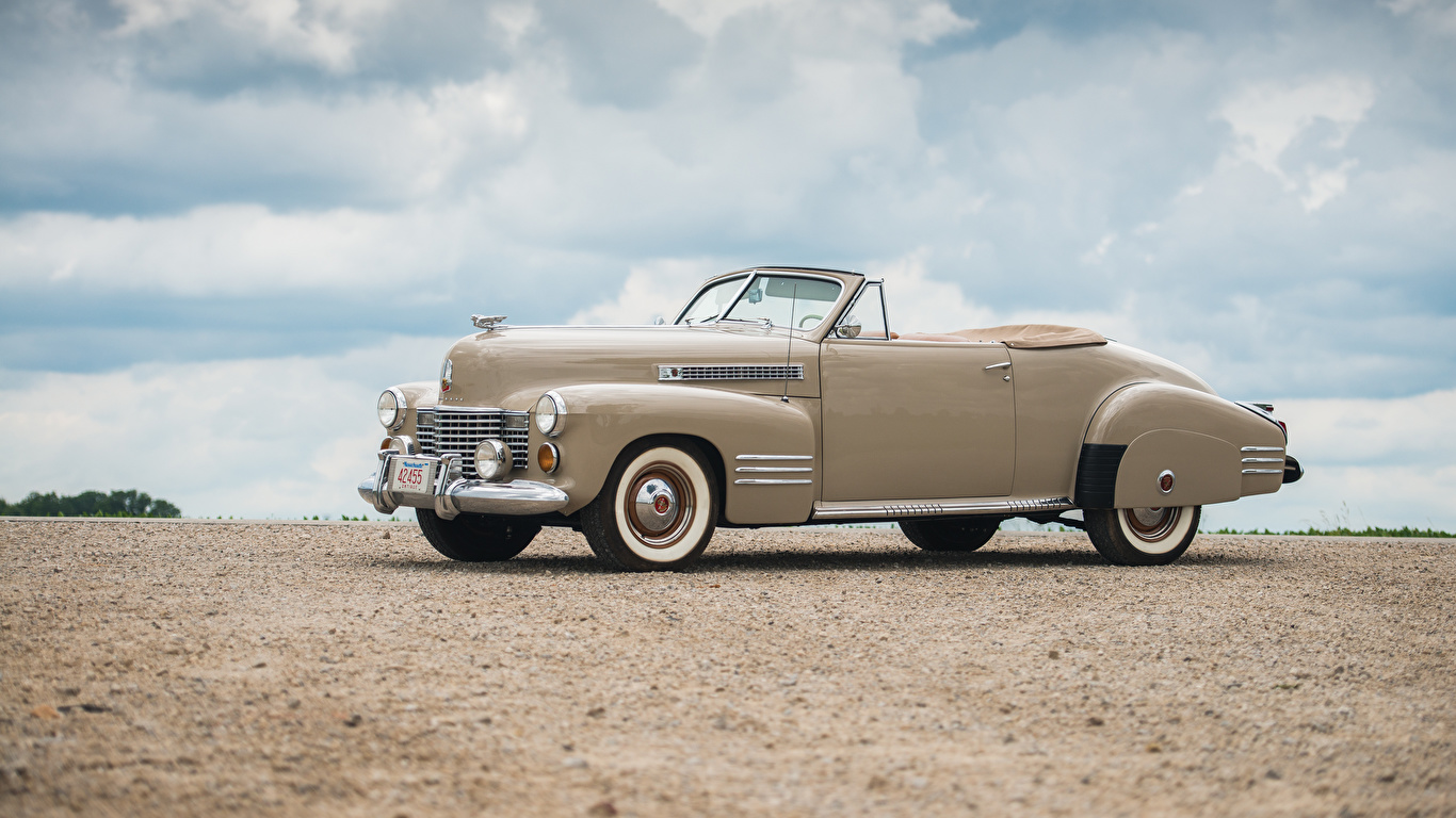 Картинка Cadillac Sixty-Two Convertible Coupe Deluxe, 1941 1366x768