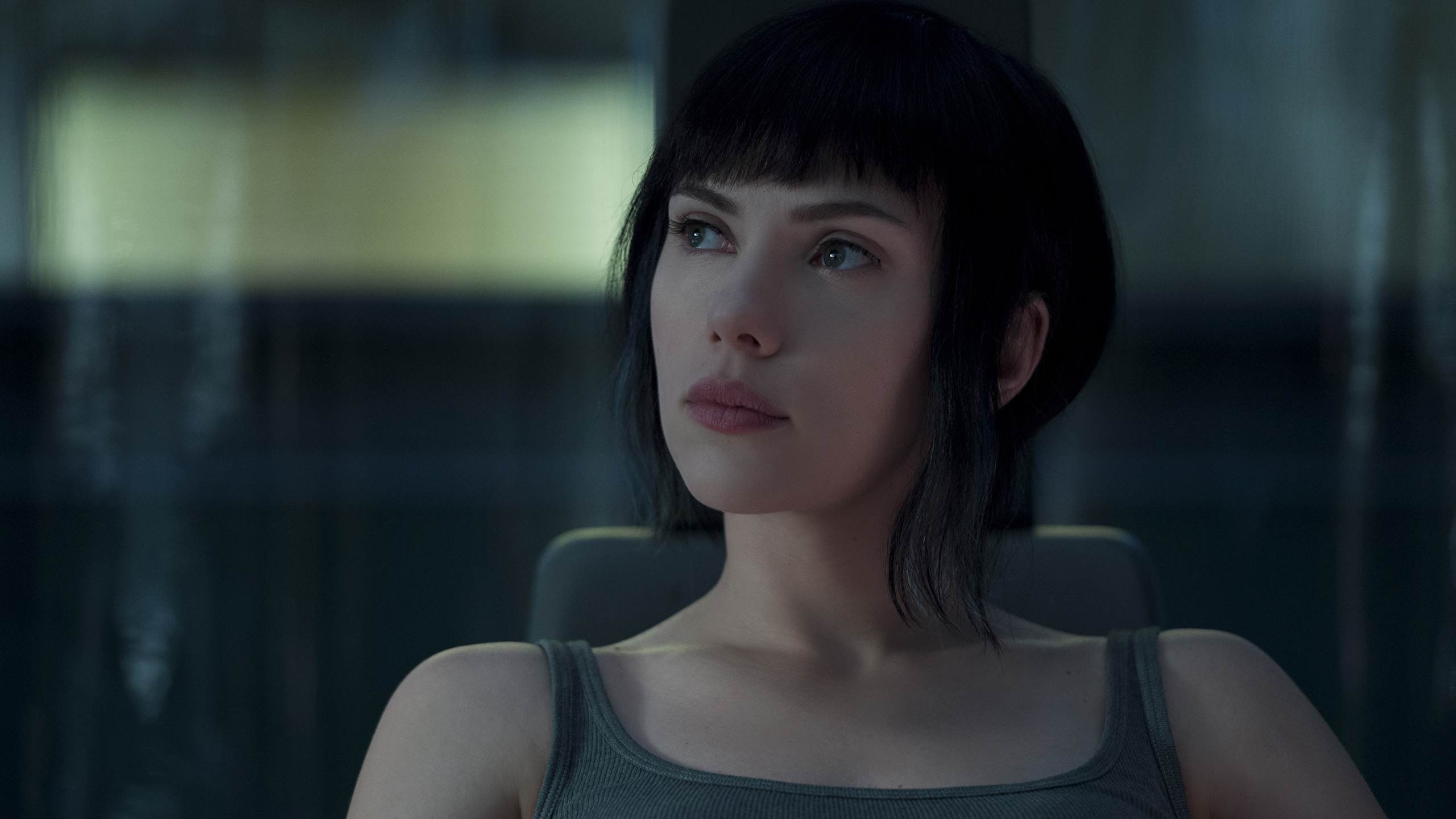 Fondos De Pantalla 2560x1440 Scarlett Johansson Ghost In The Shell 2017 Película Chicas 