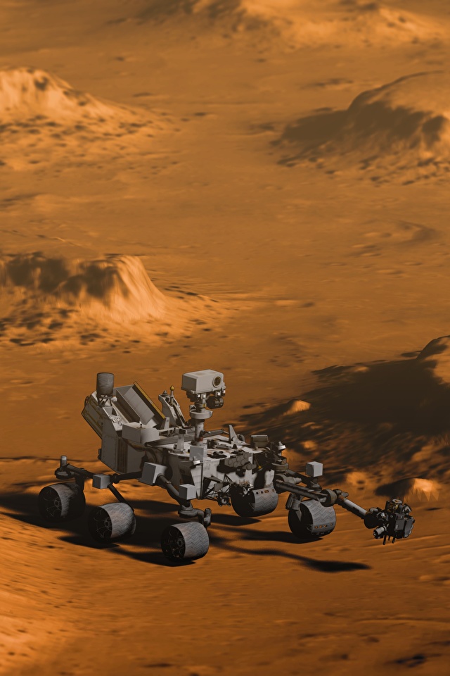 Achtergronden Mars Science Laboratory Curiosity, NASA Ruimte 640x960 voor Mobiele telefoon