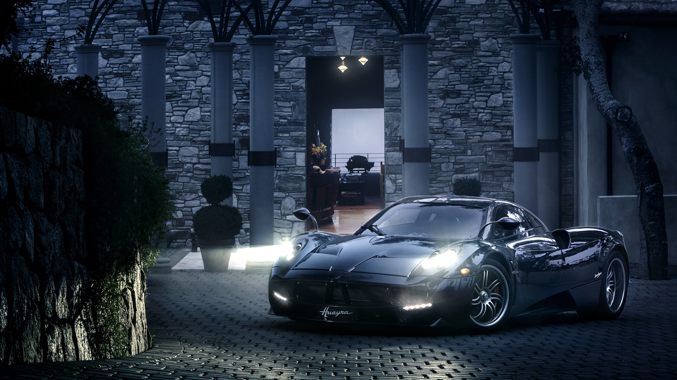 Desktop Wallpapers Pagani 2013-18 Huayra Grey Cars 2560x1440