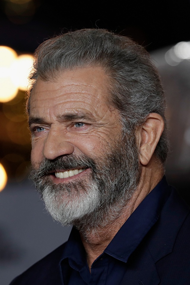 Desktop Wallpapers Mel Gibson Smile beards Old Celebrities 640x960