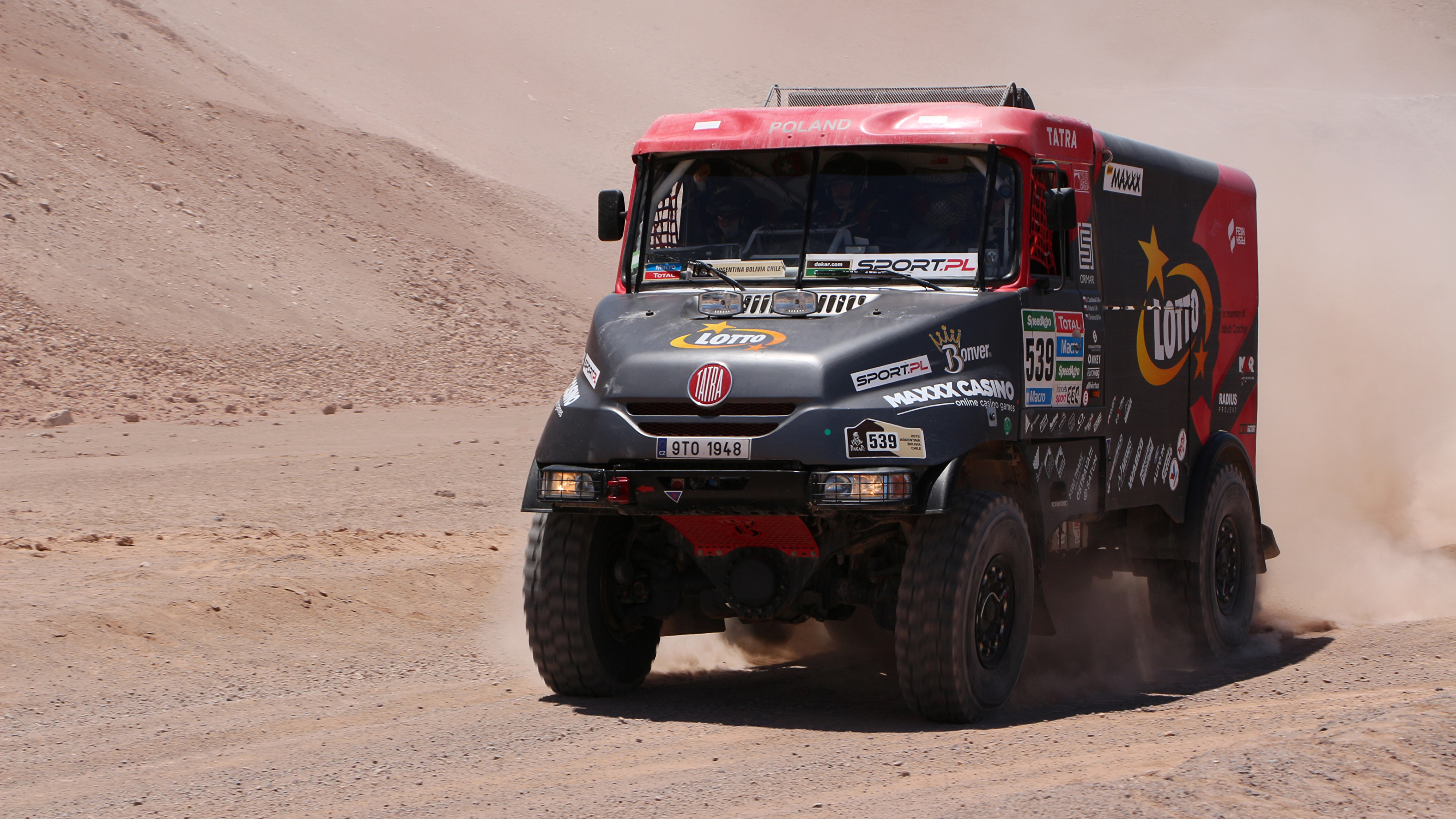 Fondos de Pantalla 3840x2160 Camion Tuning 2014-17 Tatra Jamal Team Bonver  Dakar Project Coches descargar imagenes