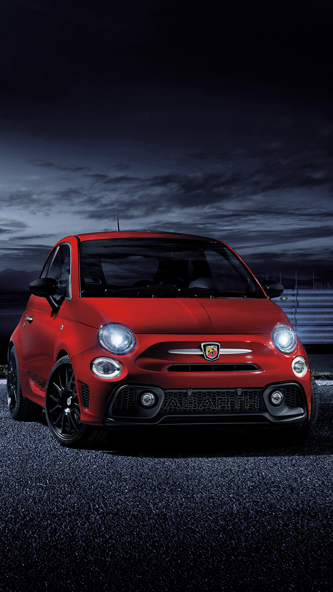 Pictures Abarth 17 595 Pista Red Cars Front 1080x19