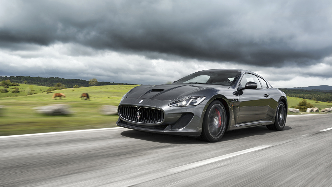 Images Cars Maserati 2013-17 GranTurismo MC Stradale 1366x768