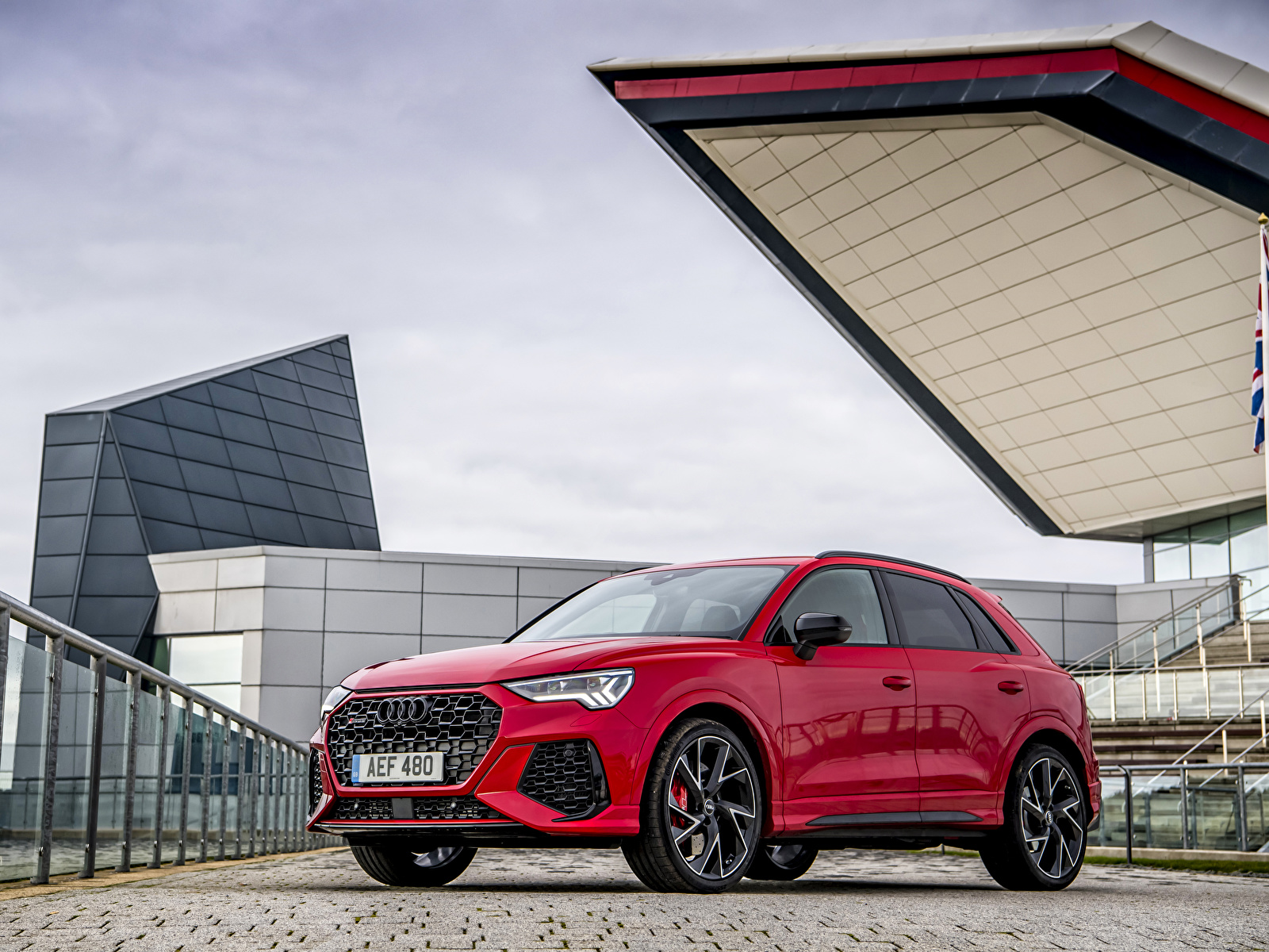 Wallpaper Audi 2019-20 RS Q3 Red Cars 1600x1200