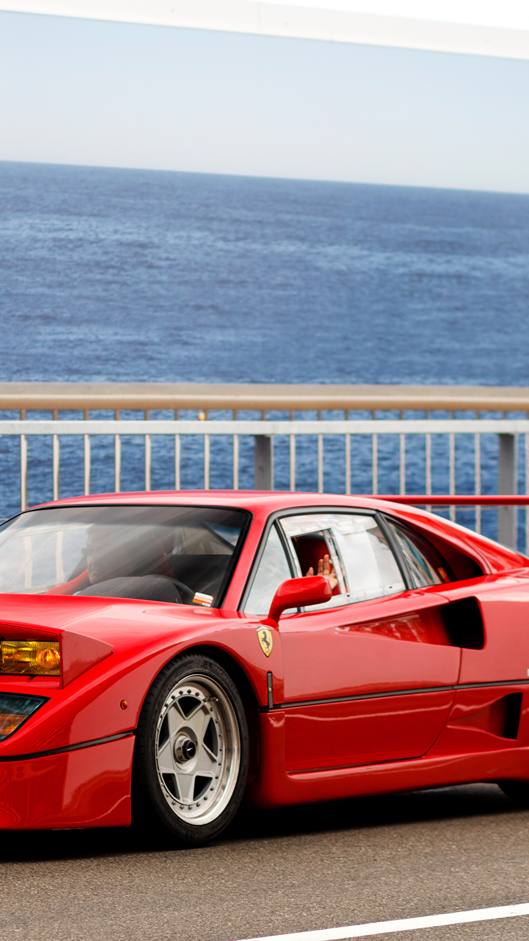 Фотографии машина Феррари 1987-89 F40 FR-spec Ретро 1080x1920