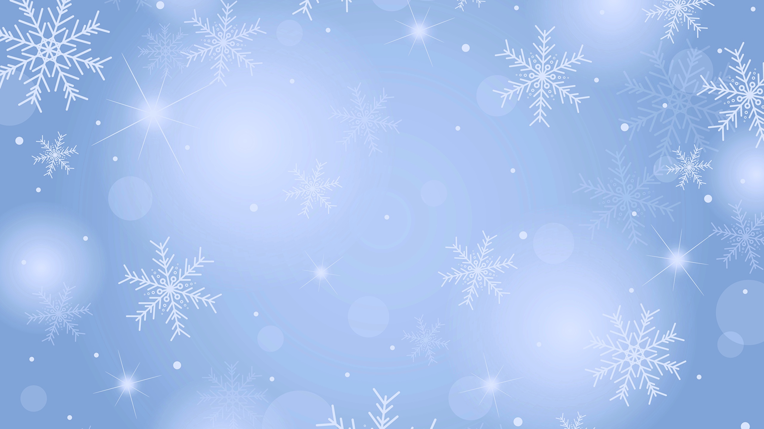 壁紙 2560x1440 テクスチャー 新年 雪の結晶 ダウンロード 写真