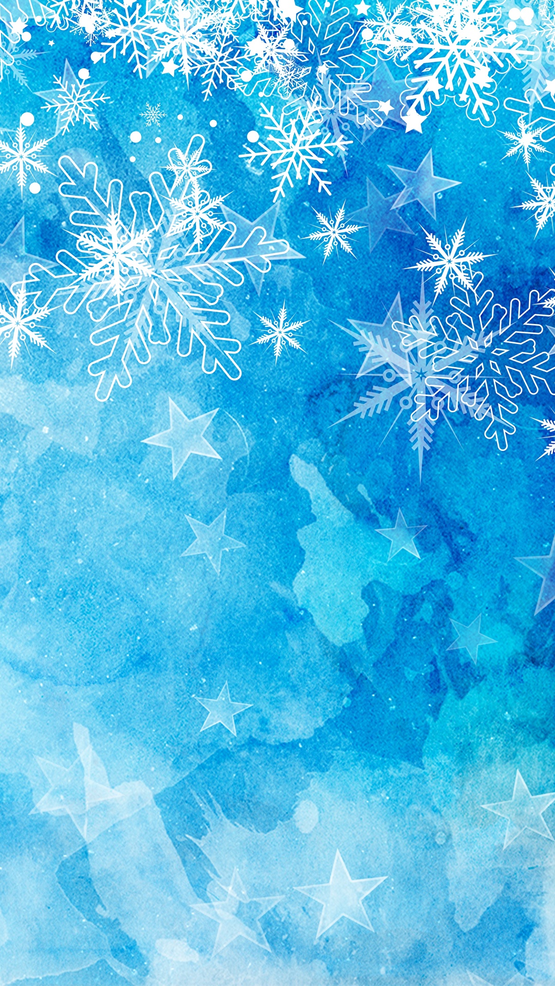 Pictures Texture New year Snowflakes 1080x1920