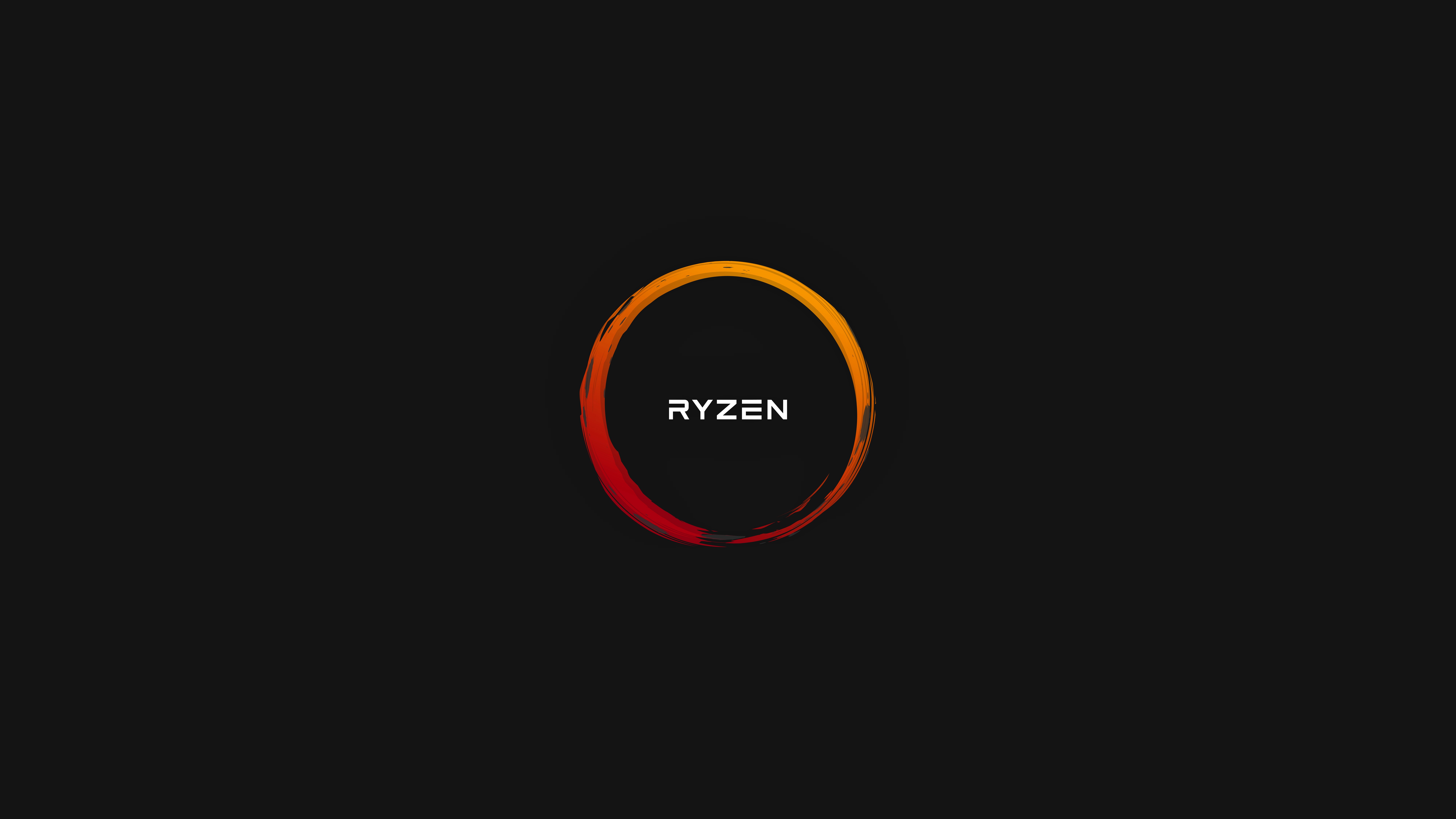 壁紙 Amd ロゴエンブレム Ryzen 黒色背景 コンピューター