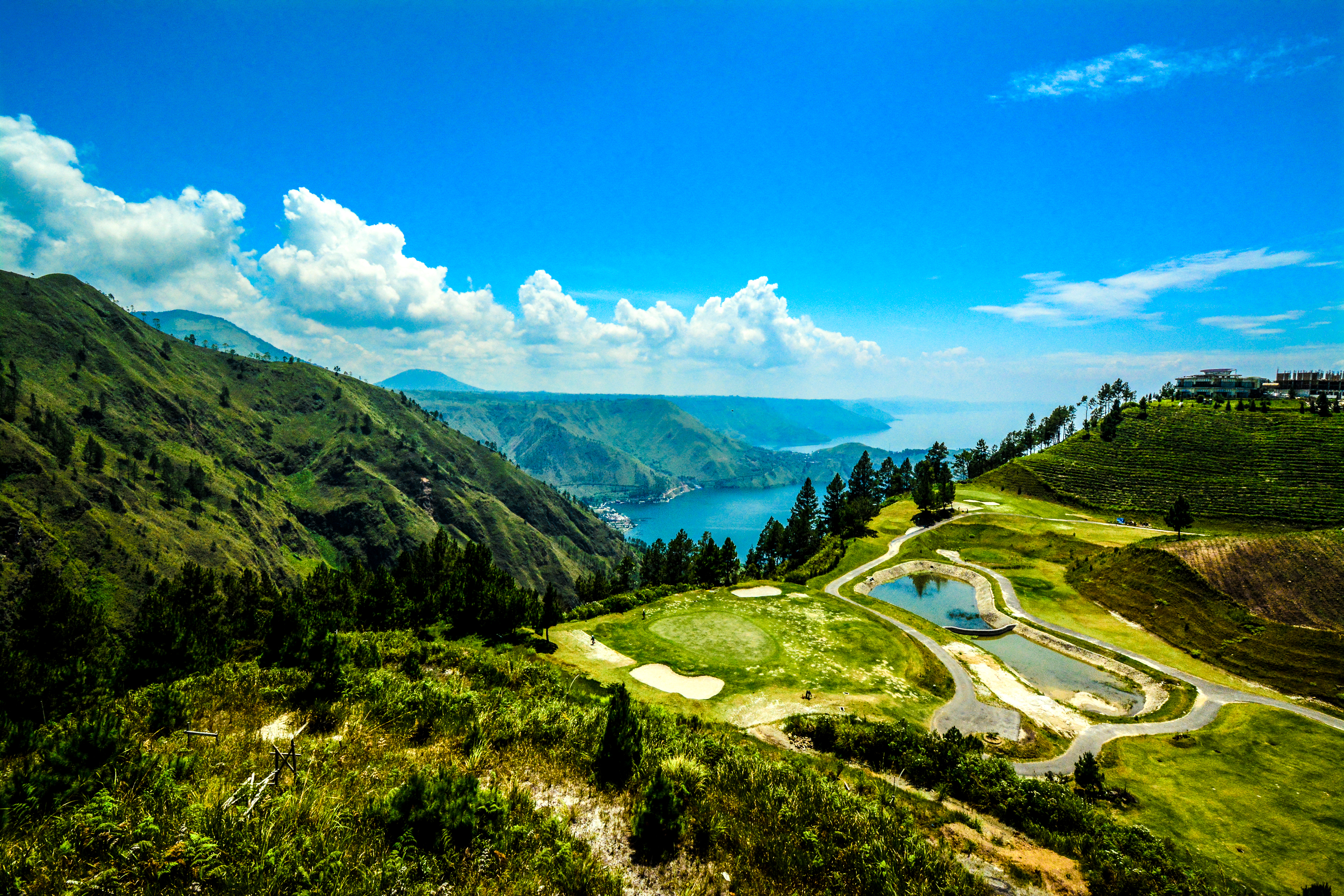 Bilder von Indonesien  Lake Toba Sumatra Natur Gebirge  