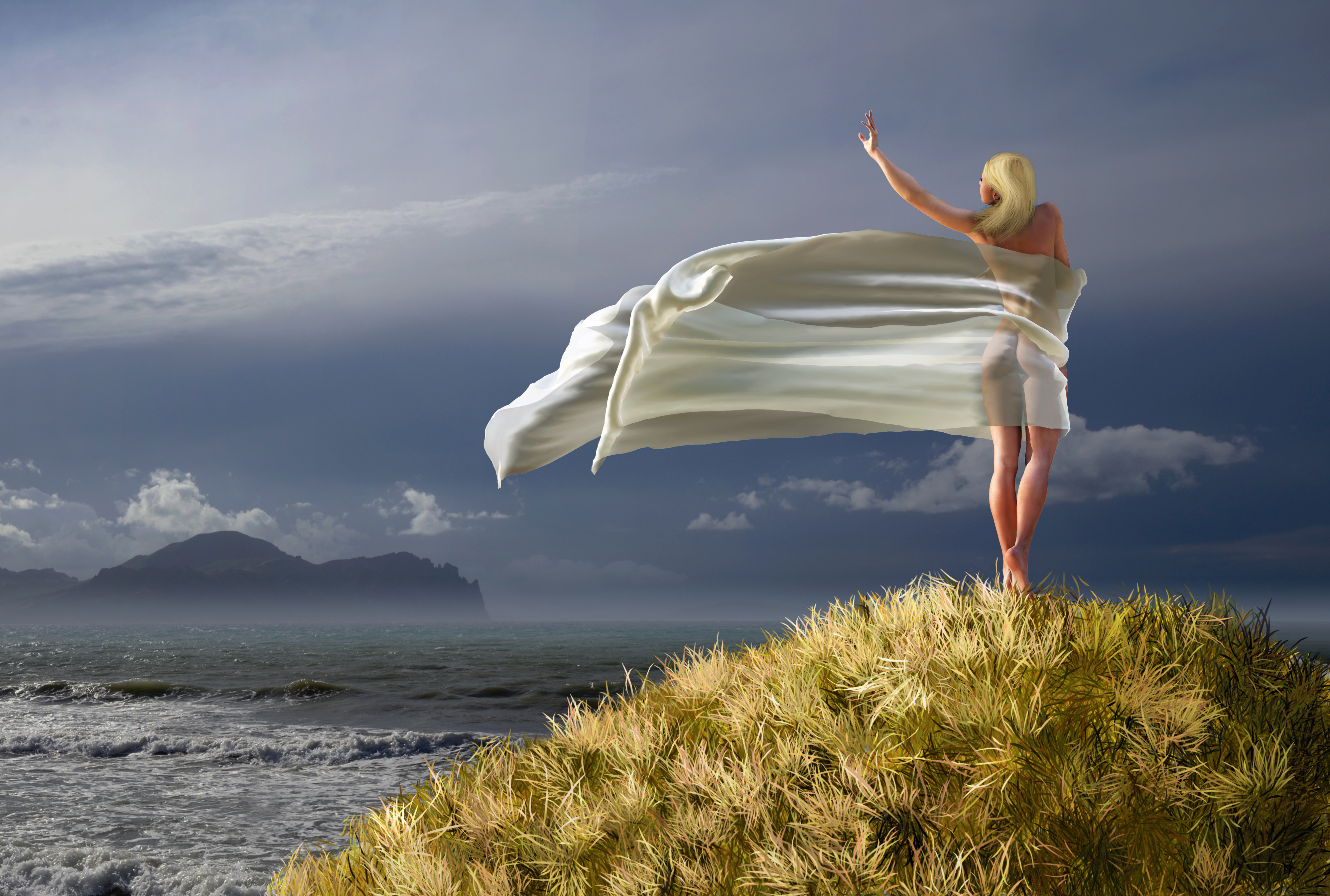 Ветер радости читать. Девушка-море. Девушка на ветру. Девушка море ветер. Девушка летит.