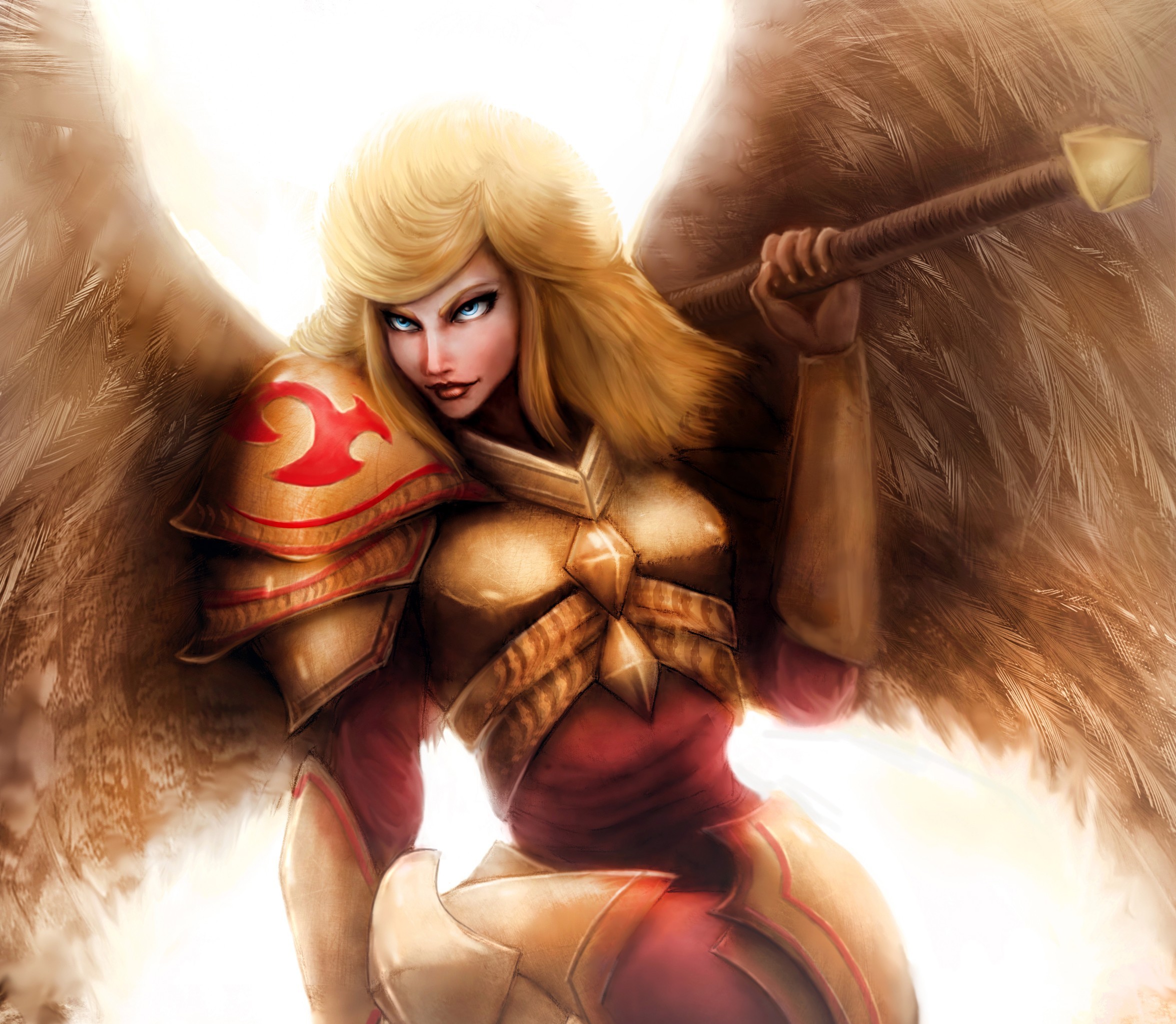 Fondos De Pantalla 2351x2047 League Of Legends Kayle Ala Armadura Juegos Chicas Fantasía 