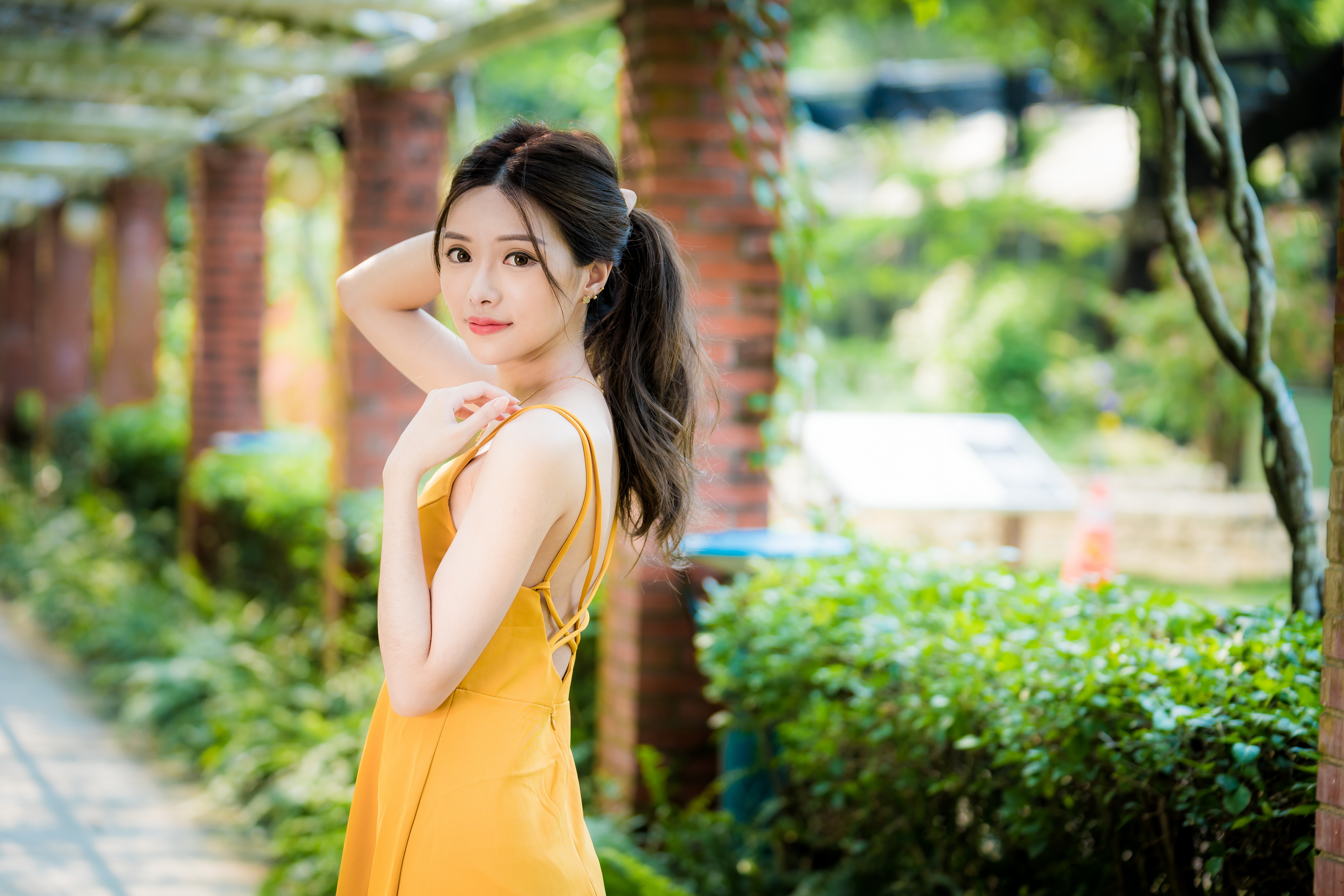 Young Lady Makes a Cute Pose for Camera Stock Image - Image of young,  lifestyle: 178734973
