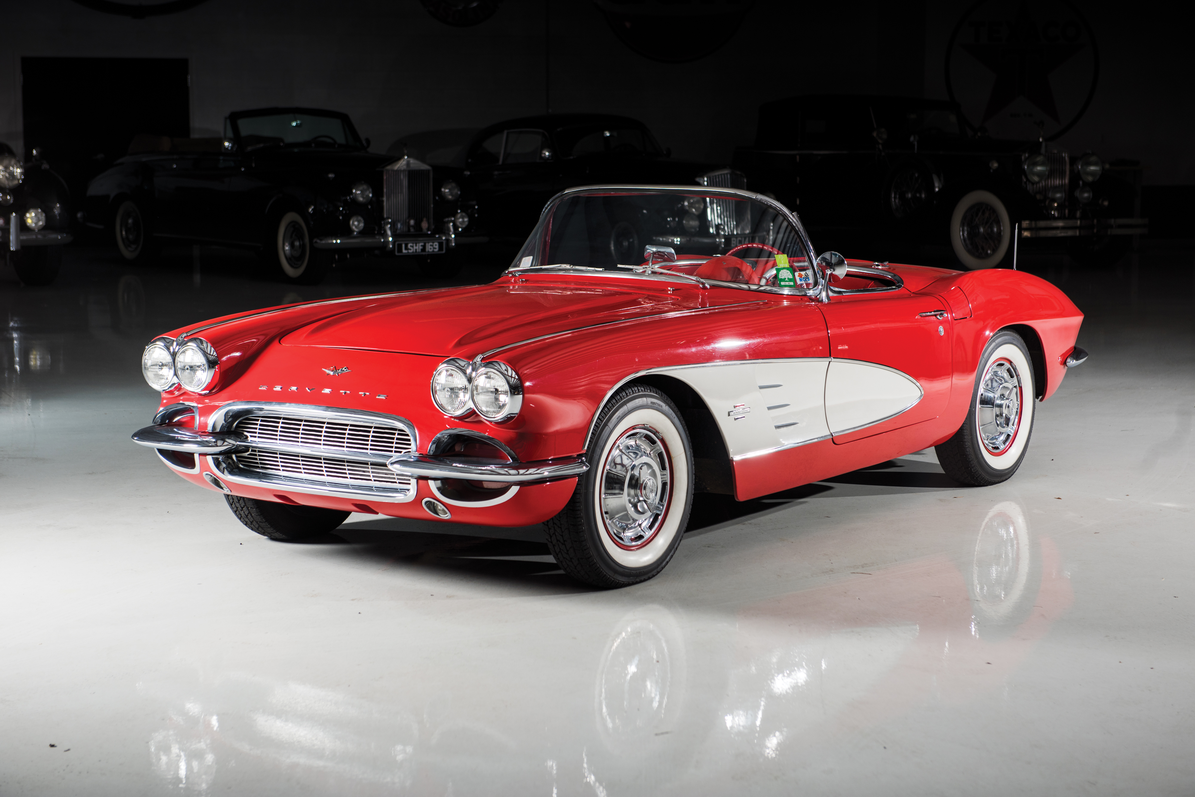 Картинки Шевроле 1961 Corvette 283-270 HP Кабриолет Ретро 4000x2670