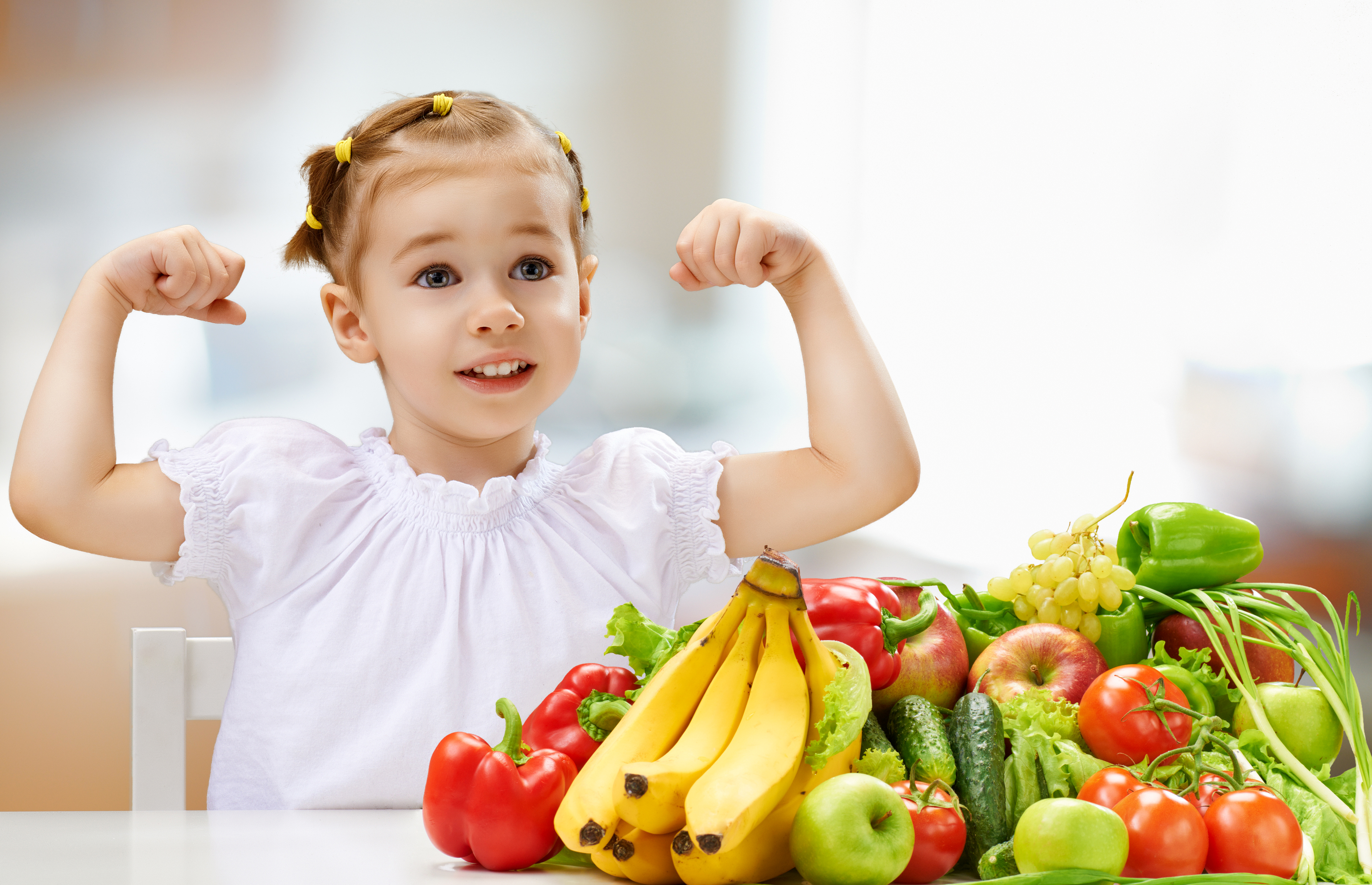 Укрепит. Питание детей. Здоровый ребенок. Правильное питание для детей. Овощи для детей.