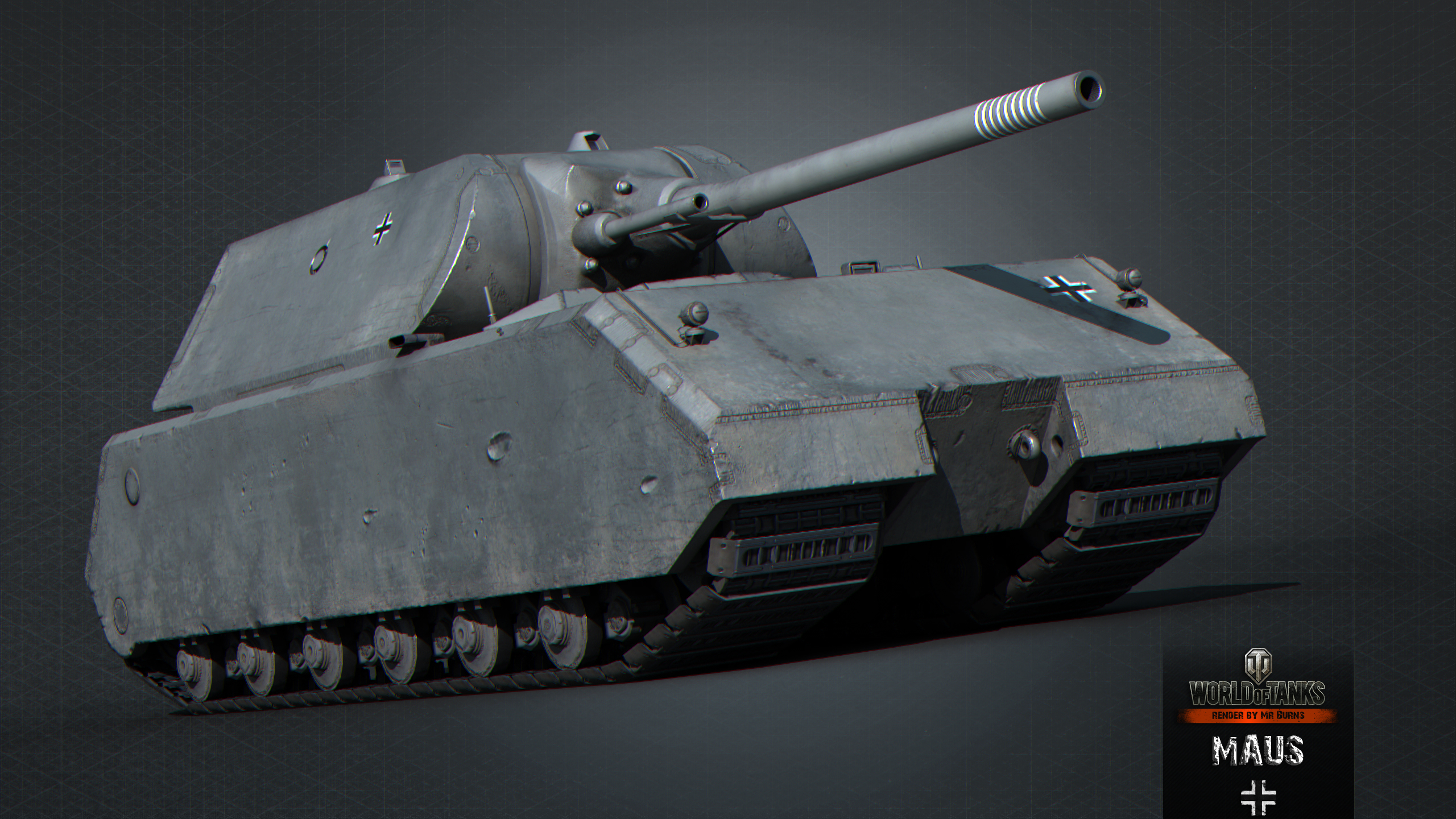 Picture World Of Tanks Tank Maus 3d Graphics Games 2560x1440