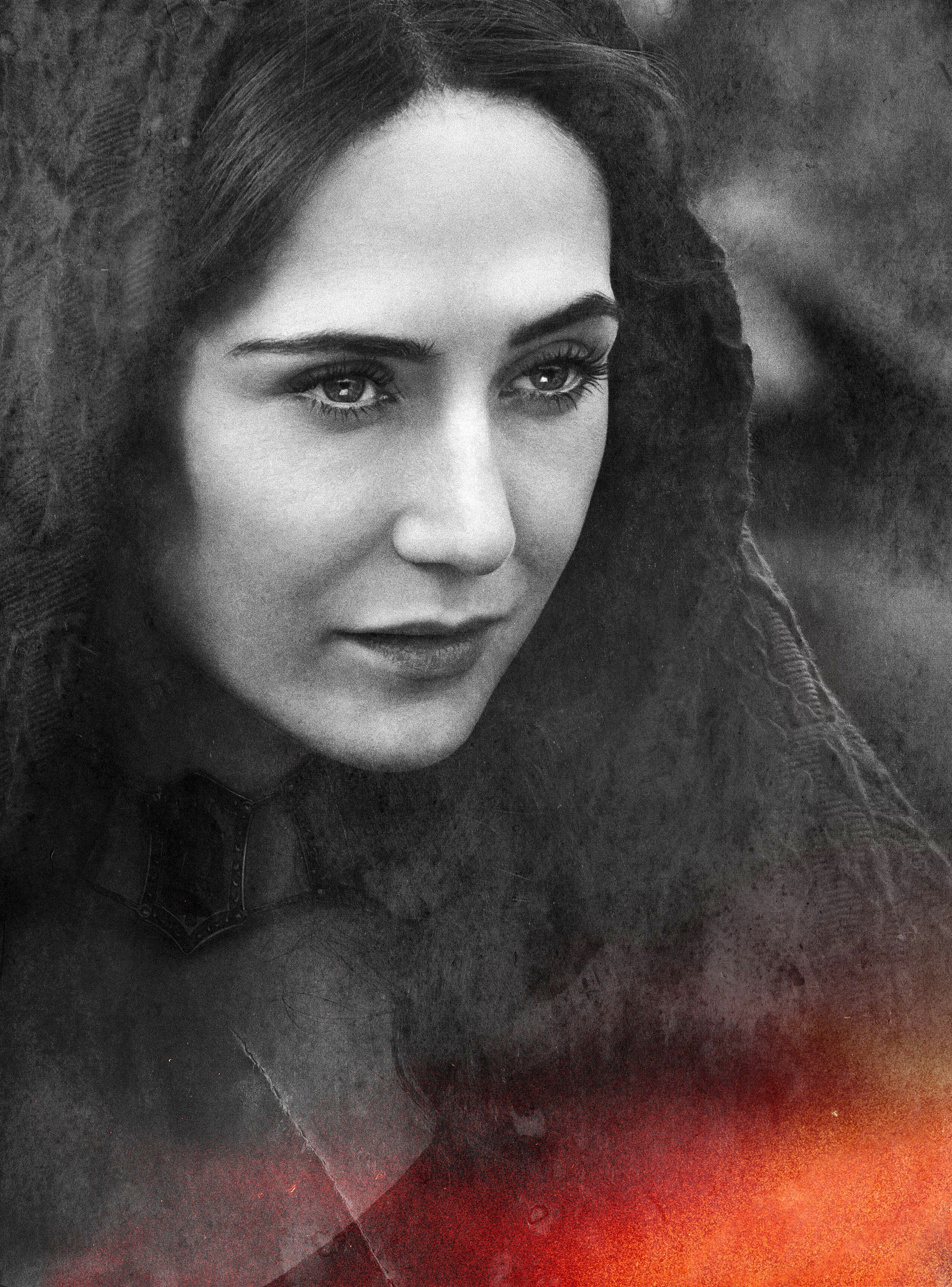 Fotos Game of Thrones Melisandre Gesicht junge frau Film 2220x3000 für Handy Mädchens junge Frauen