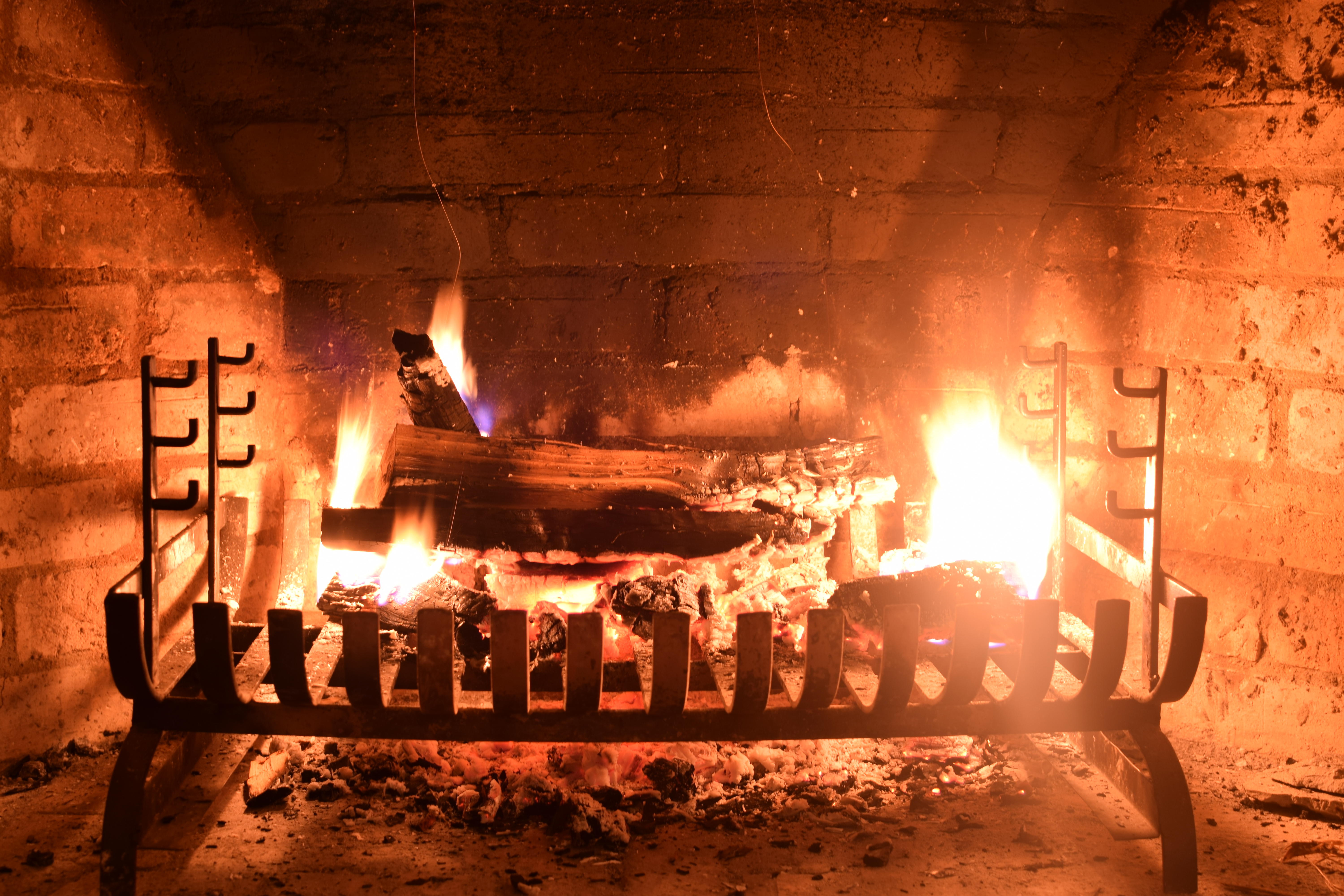 Image Bonfire Fire Fireplace 6000x4000