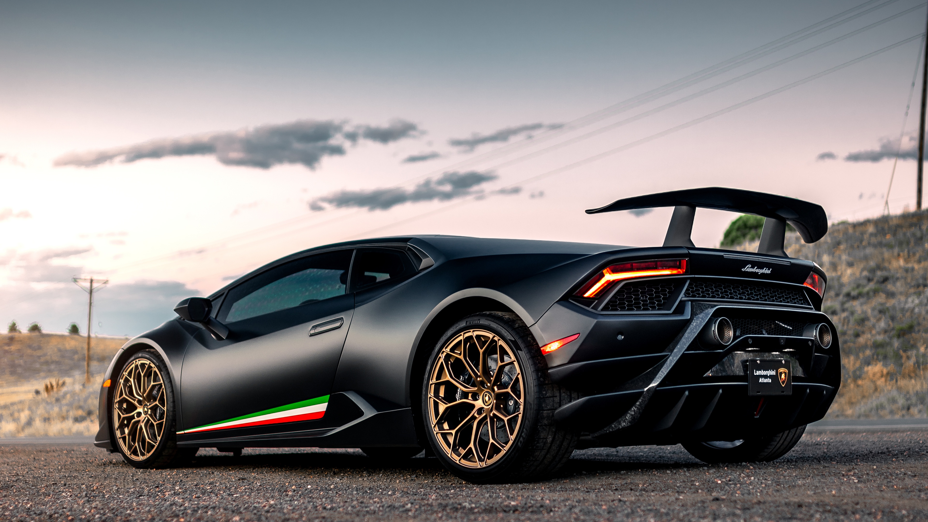 Fondos de Pantalla 3840x2160 Lamborghini Performante Huracan 2019 Negro  Metálico Coches descargar imagenes