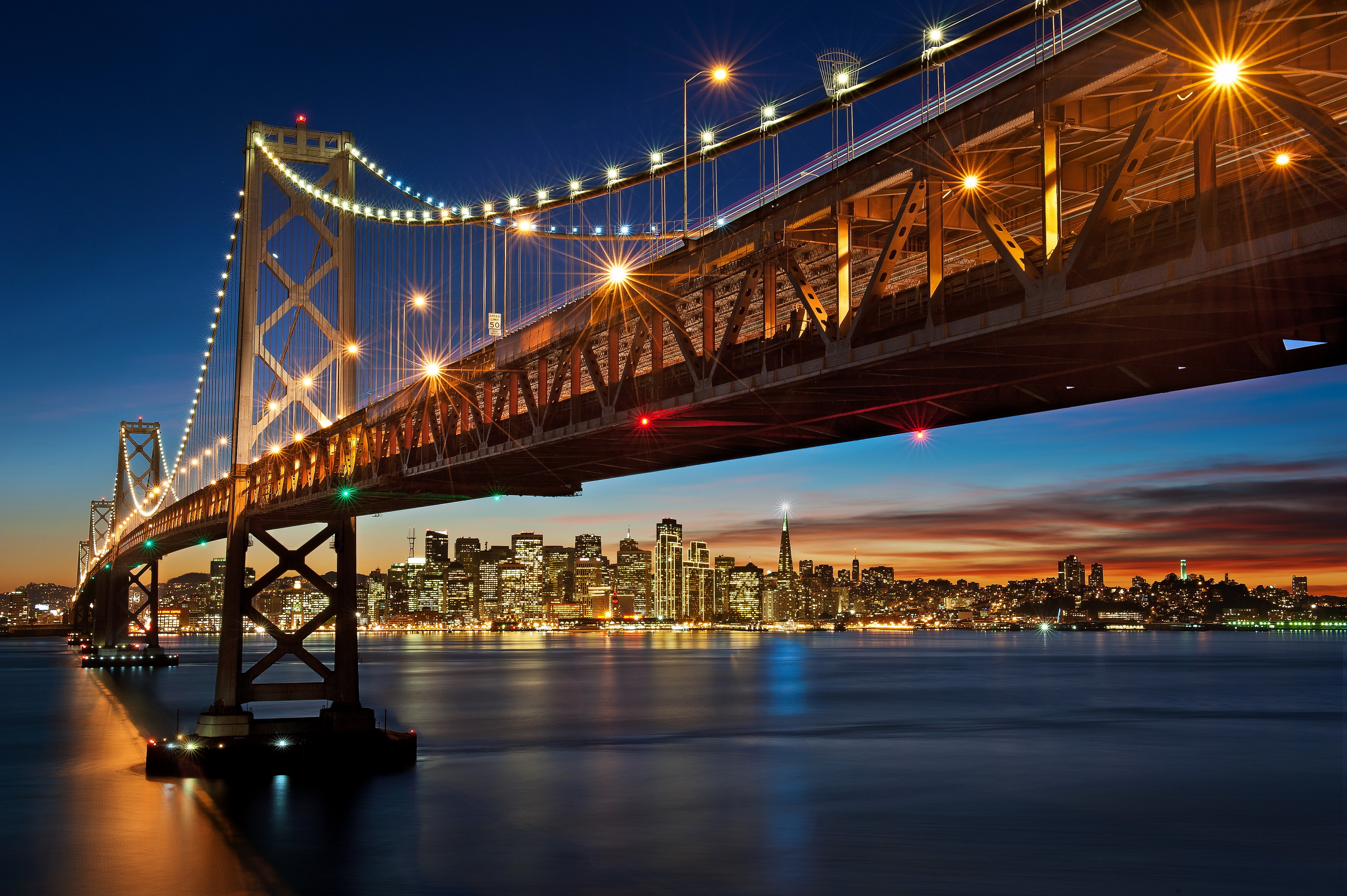 Fondos de Pantalla 3056x2034 EE.UU. Puentes California San Francisco