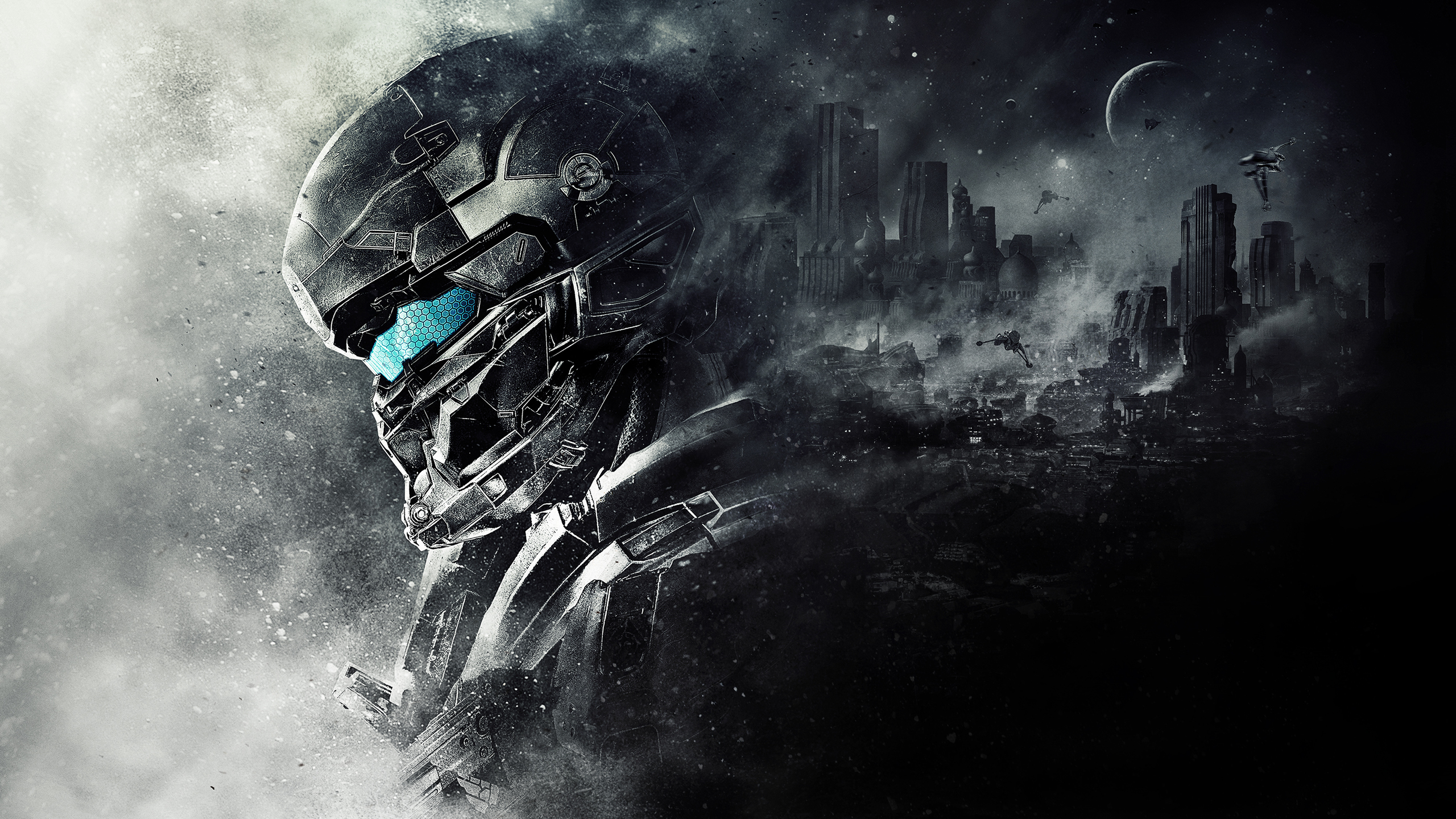 Pictures Halo Halo 5 Guardians Helmet 343 Industries 2560x1440