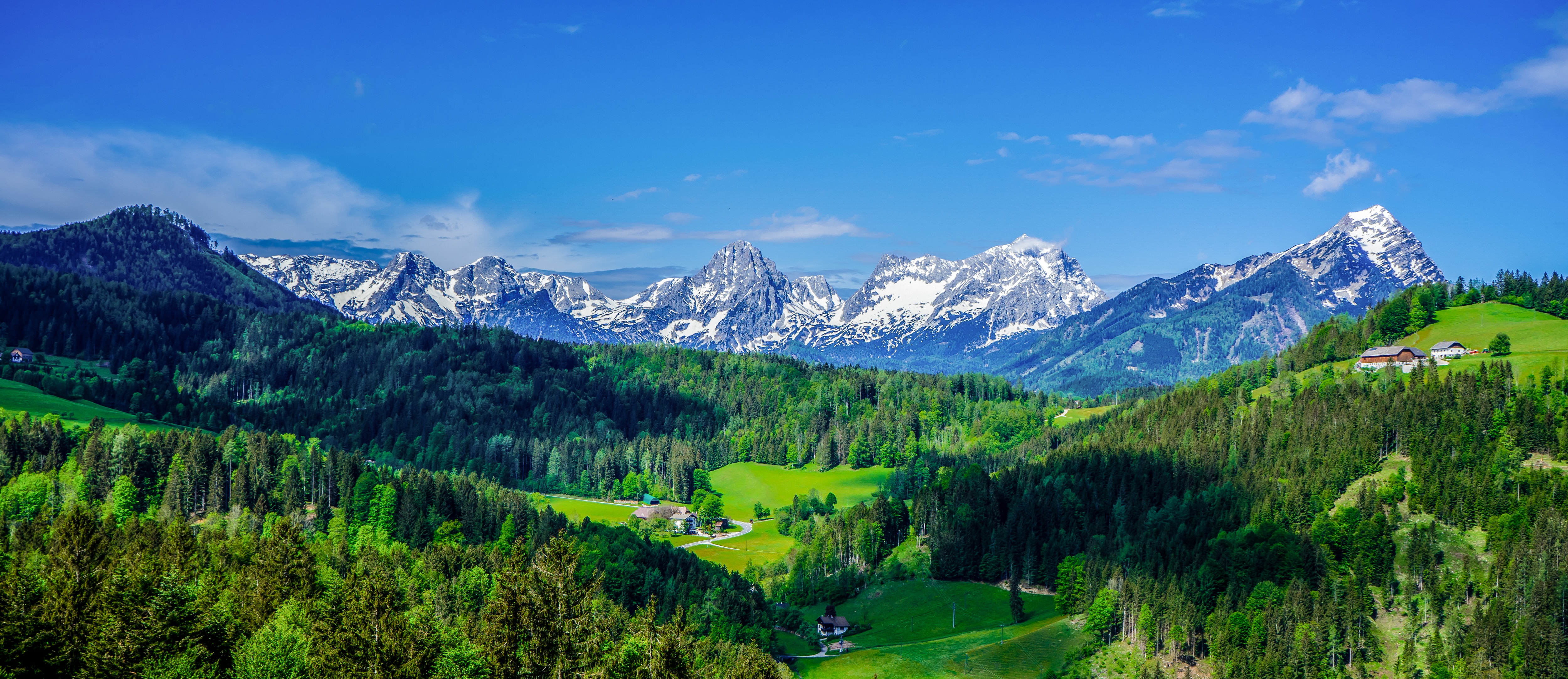Венский лес горные хребты Австрии