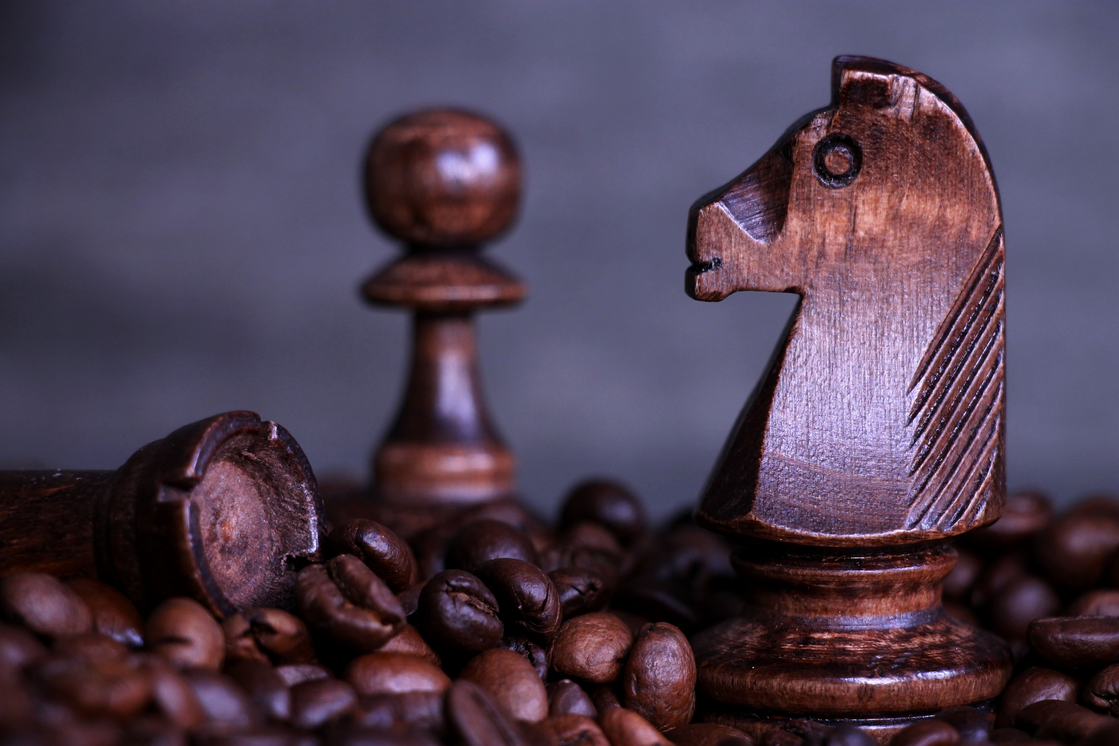 Desktop Wallpapers Chess Wooden Closeup 3840x2160