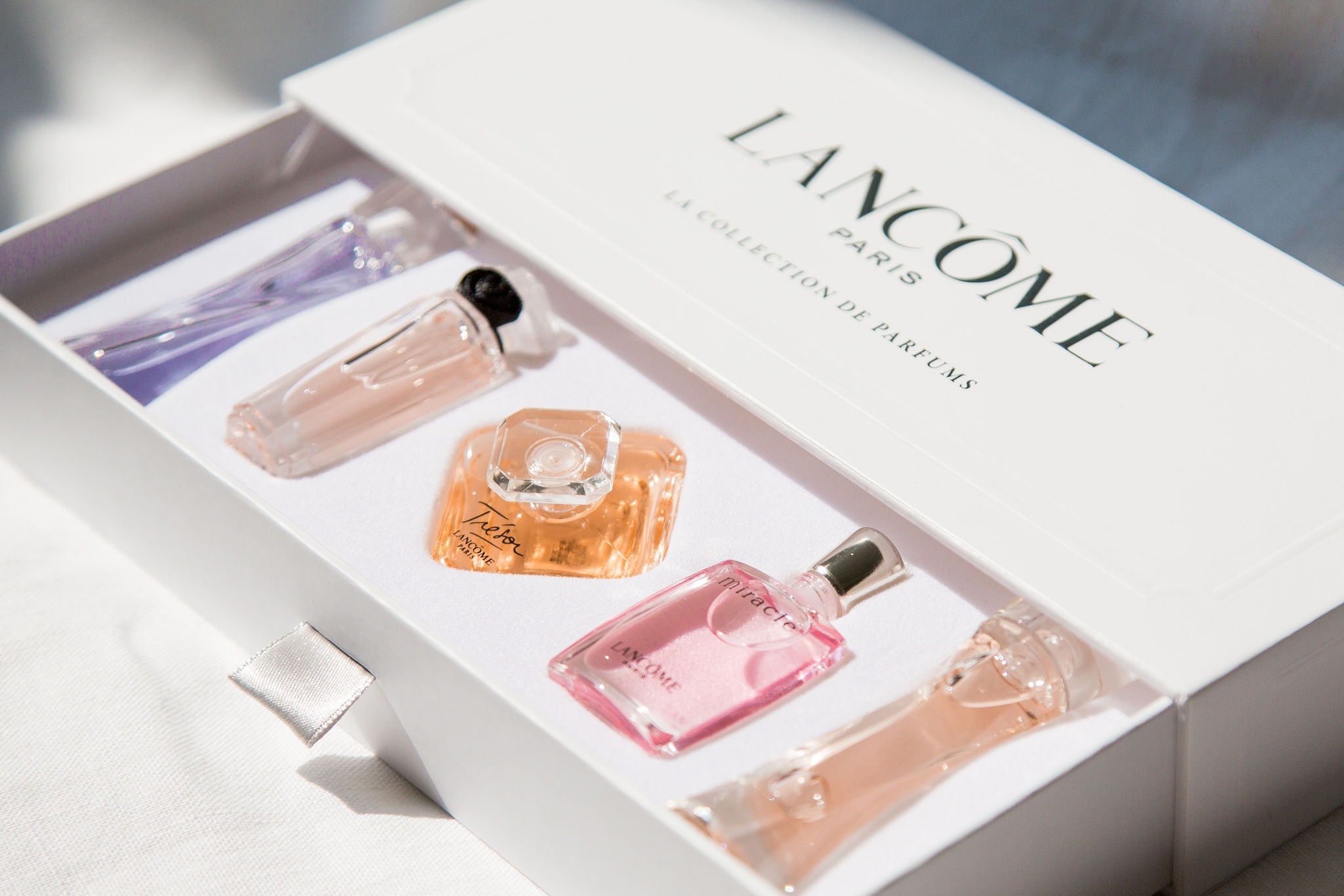 Коробочка ароматов. Парфюм Lancome Paris. Брендовые духи коробки. Упаковка духов. Брендовый набор духи.