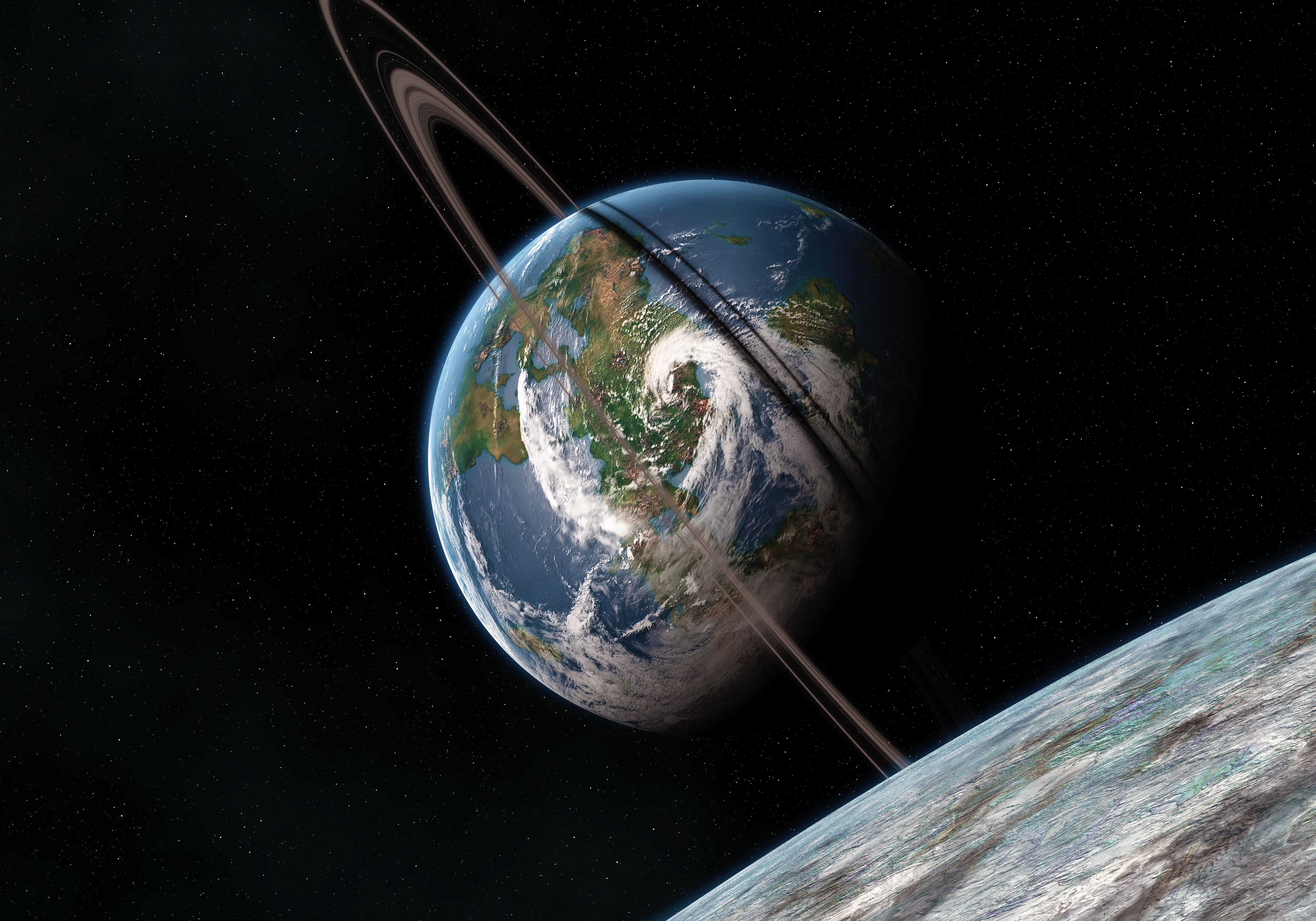 Planetas Anillo planetario Anillo Espacio exterior, planeta, anillo de joyería Сosmos 3D Gráficos
